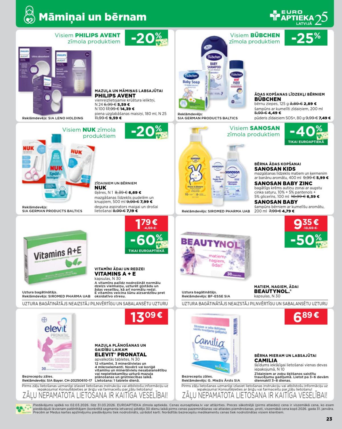 euroaptieka - EUROAPTIEKA (02.03.2026 - 31.03.2026) - page: 12
