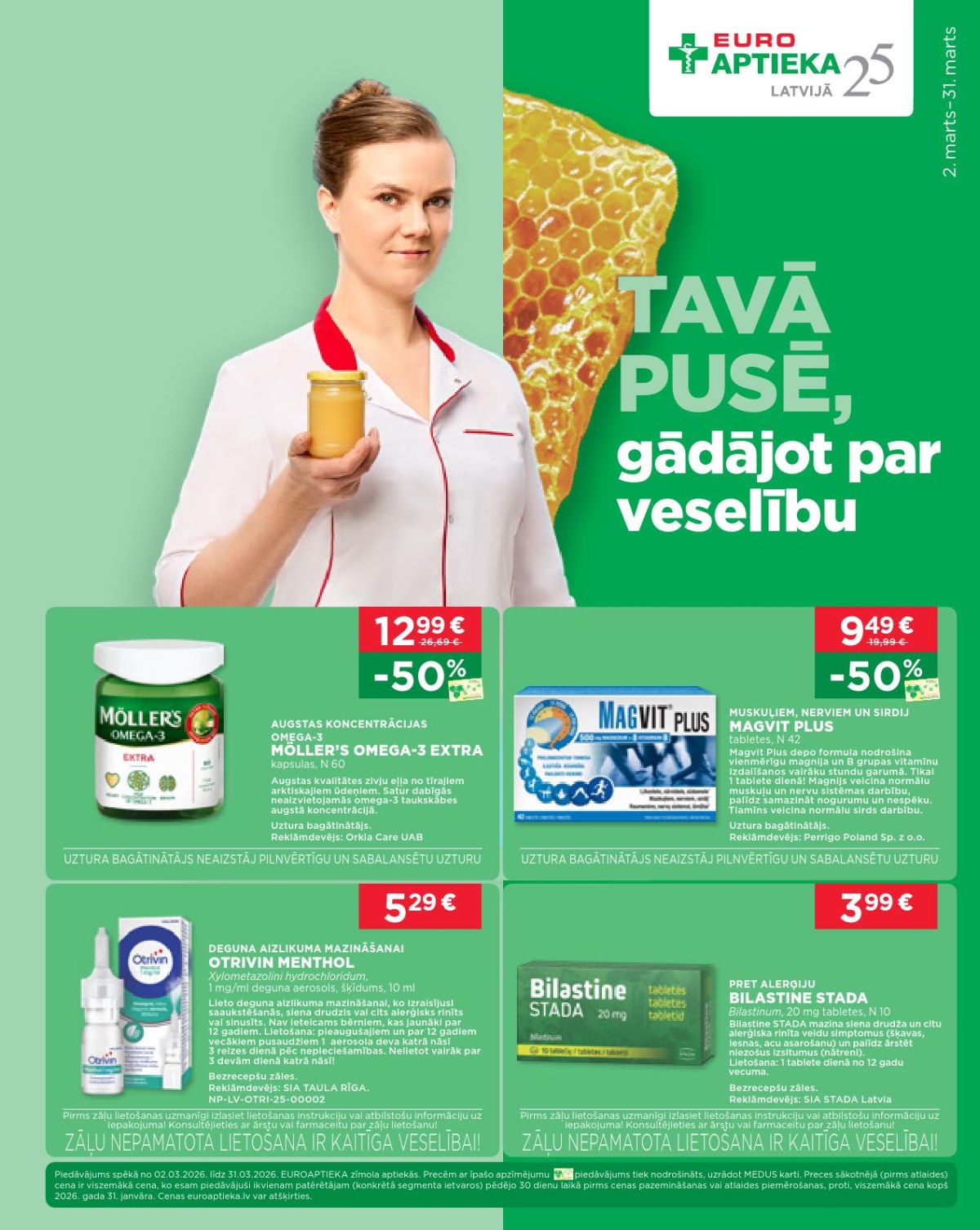 euroaptieka - EUROAPTIEKA (02.03.2026 - 31.03.2026)