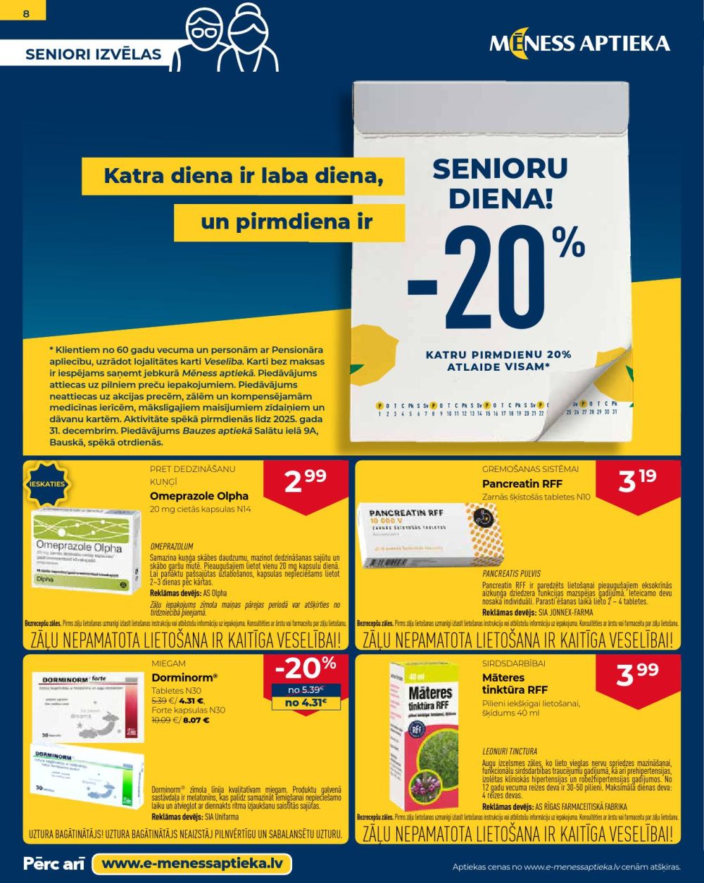 meness-aptieka - MĒNESS APTIEKA (01.09.2025 - 30.09.2025) - page: 8