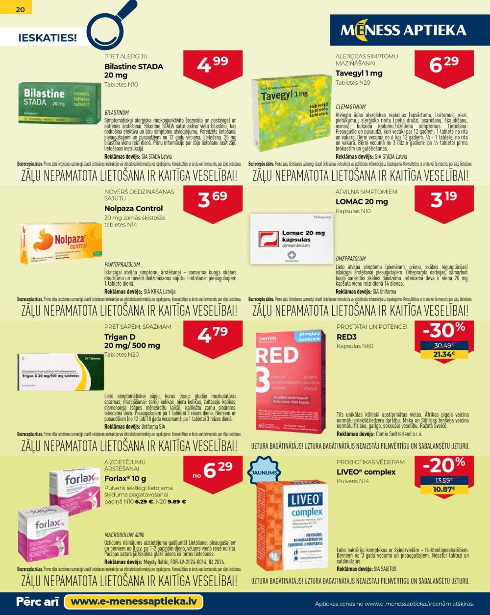 meness-aptieka - MĒNESS APTIEKA (01.09.2025 - 30.09.2025) - page: 20