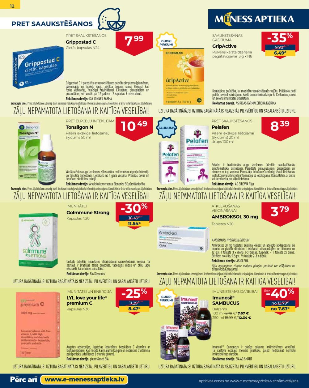 meness-aptieka - MĒNESS APTIEKA (01.09.2025 - 30.09.2025) - page: 12