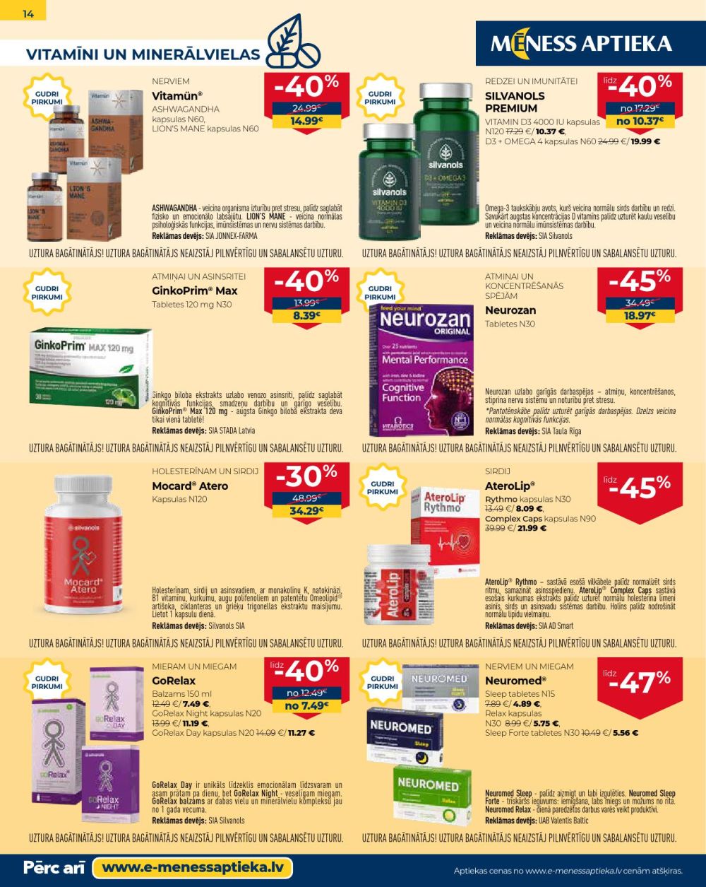 meness-aptieka - MĒNESS APTIEKA (01.10.2025 - 31.10.2025) - page: 14