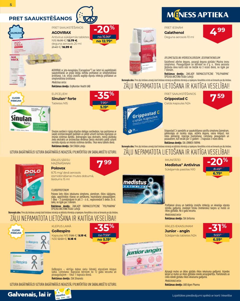 meness-aptieka - MĒNESS APTIEKA (01.10.2025 - 31.10.2025) - page: 5