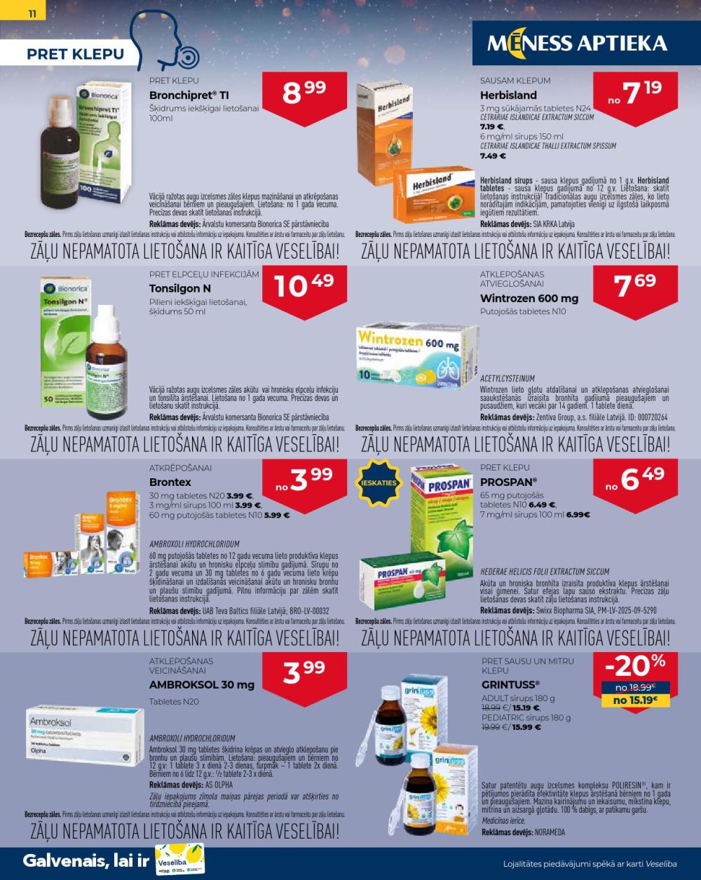 meness-aptieka - MĒNESS APTIEKA (01.12.2025 - 31.12.2025) - page: 11