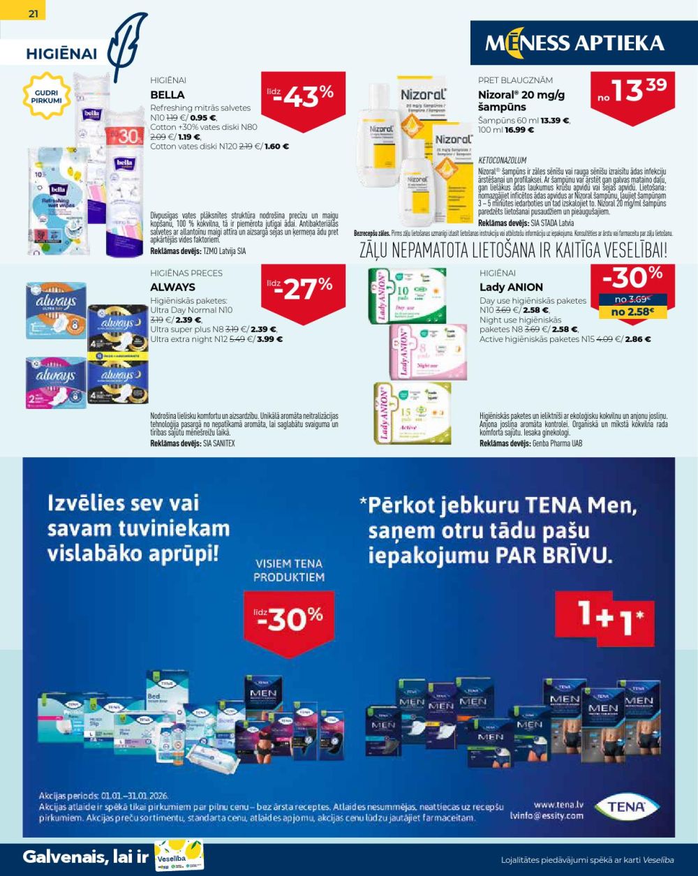 meness-aptieka - MĒNESS APTIEKA (01.01.2026 - 31.01.2026) - page: 21