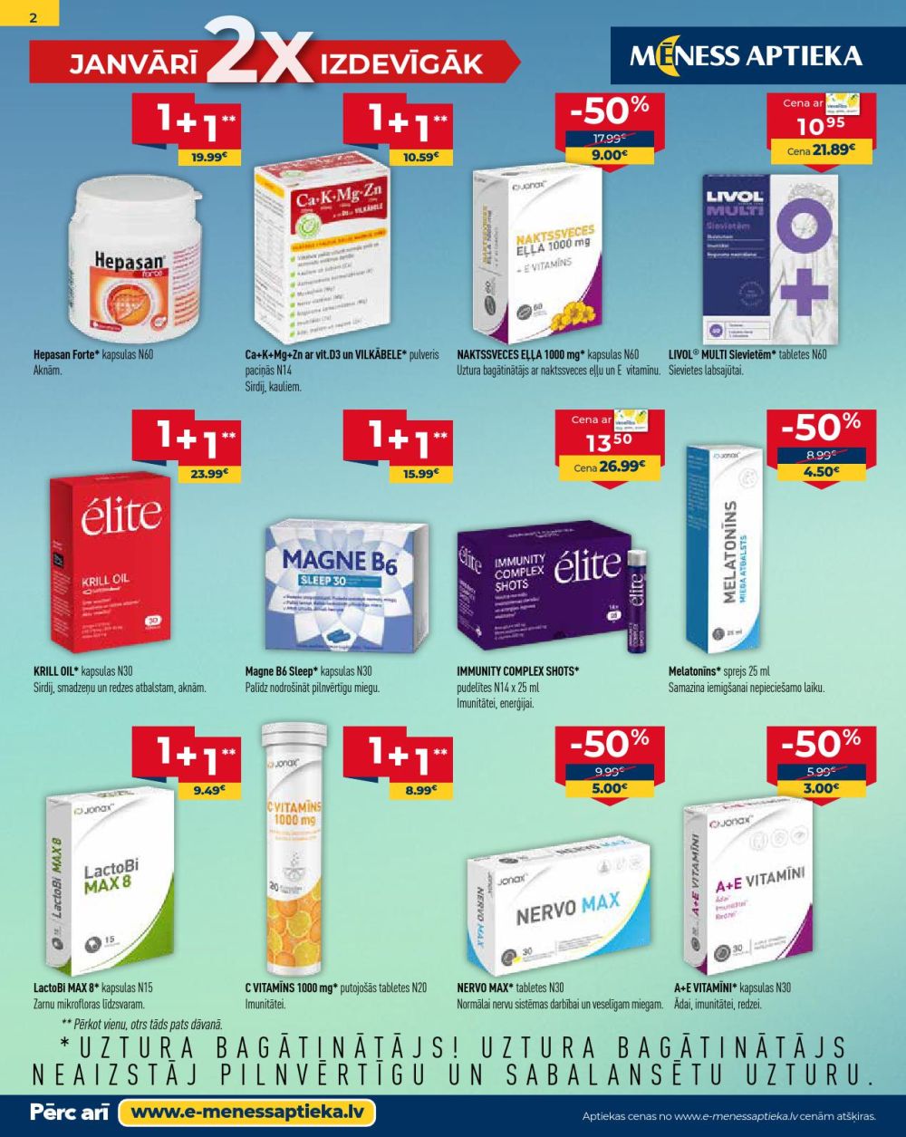 meness-aptieka - MĒNESS APTIEKA (01.01.2026 - 31.01.2026) - page: 2