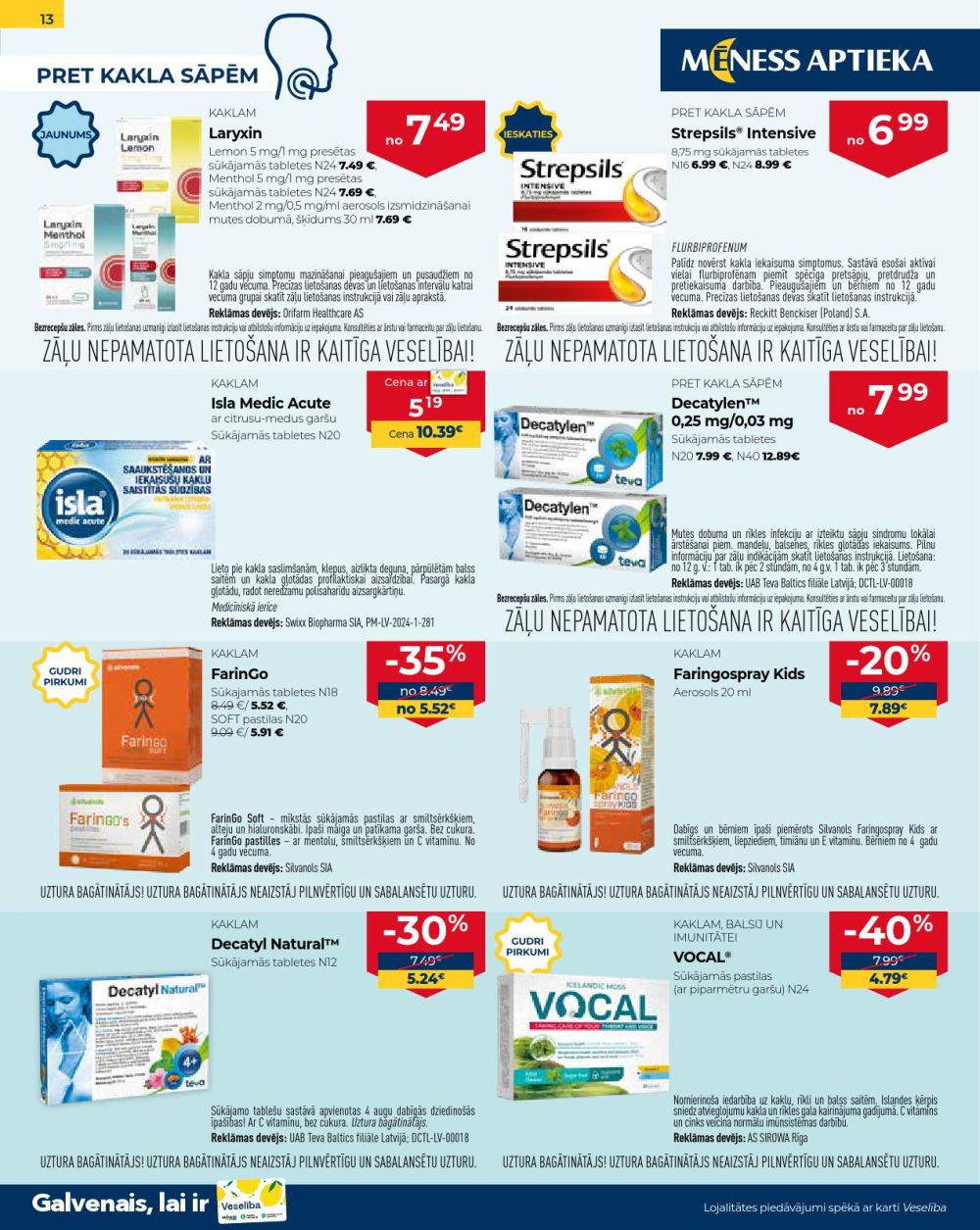 meness-aptieka - MĒNESS APTIEKA (01.01.2026 - 31.01.2026) - page: 13