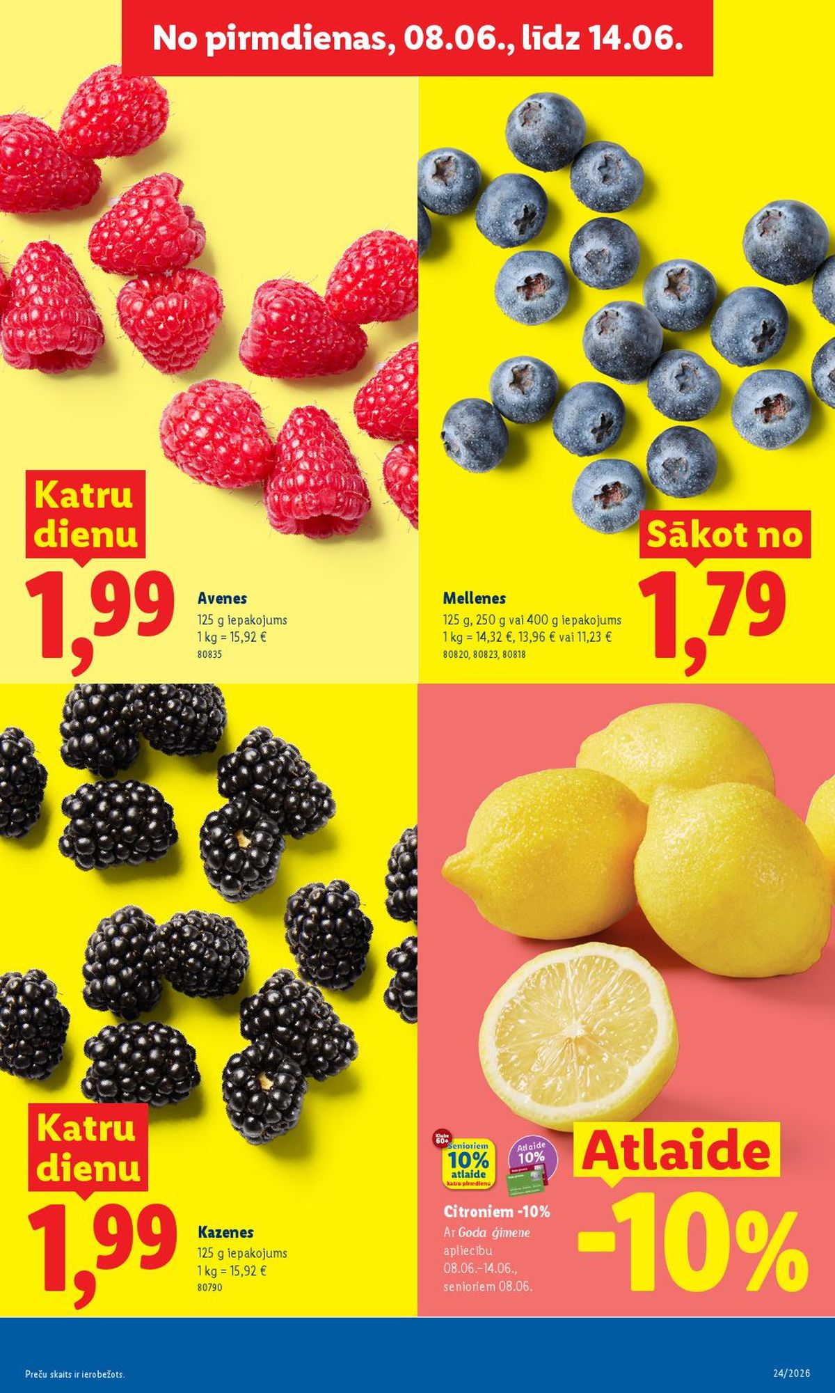 lidl - LIDL - Aktuālais akciju buklets (08.06.2026 - 14.06.2026) - page: 3