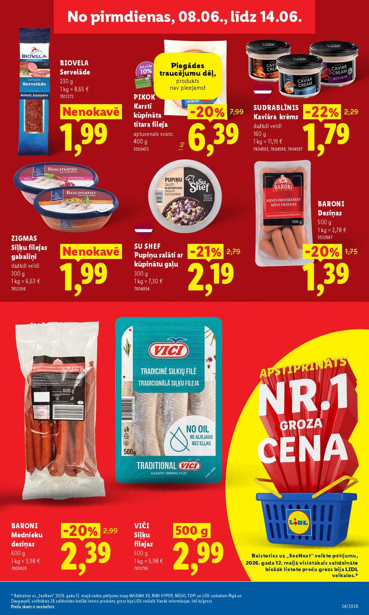 lidl - LIDL - Aktuālais akciju buklets (08.06.2026 - 14.06.2026) - page: 7