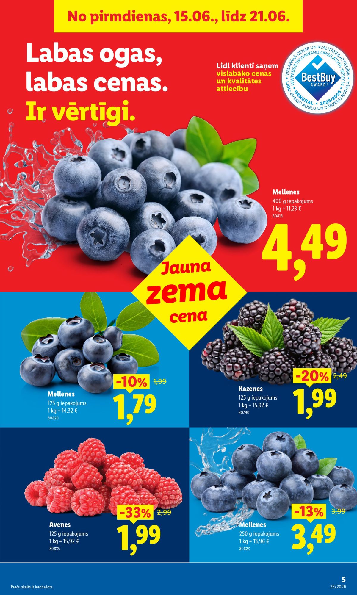 lidl - LIDL - Aktuālais akciju buklets (15.06.2026 - 21.06.2026) - page: 3