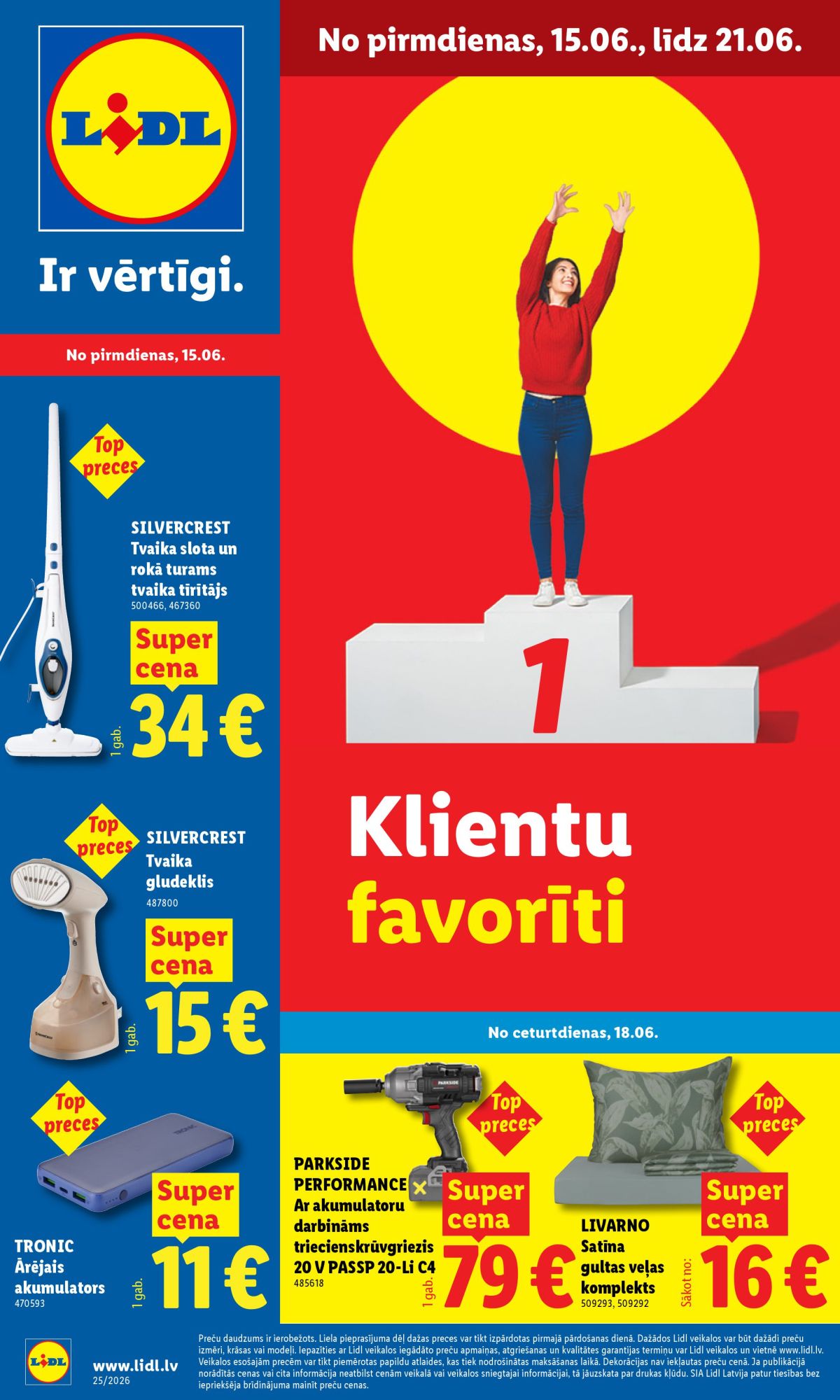 lidl - LIDL - Nepārtikas preču piedāvājums (15.06.2026 - 21.06.2026)