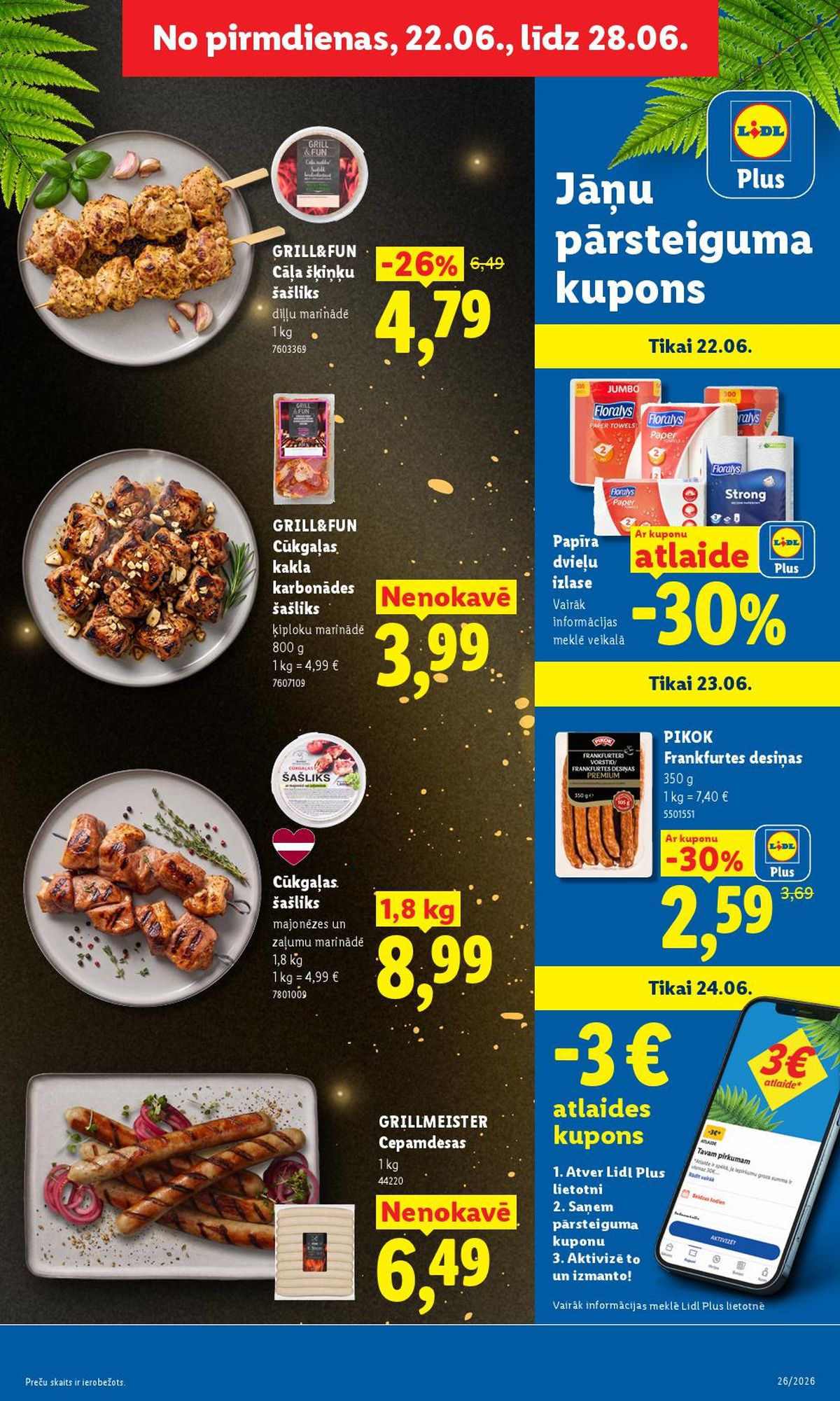 lidl - LIDL - Aktuālais akciju buklets (22.06.2026 - 28.06.2026) - page: 6