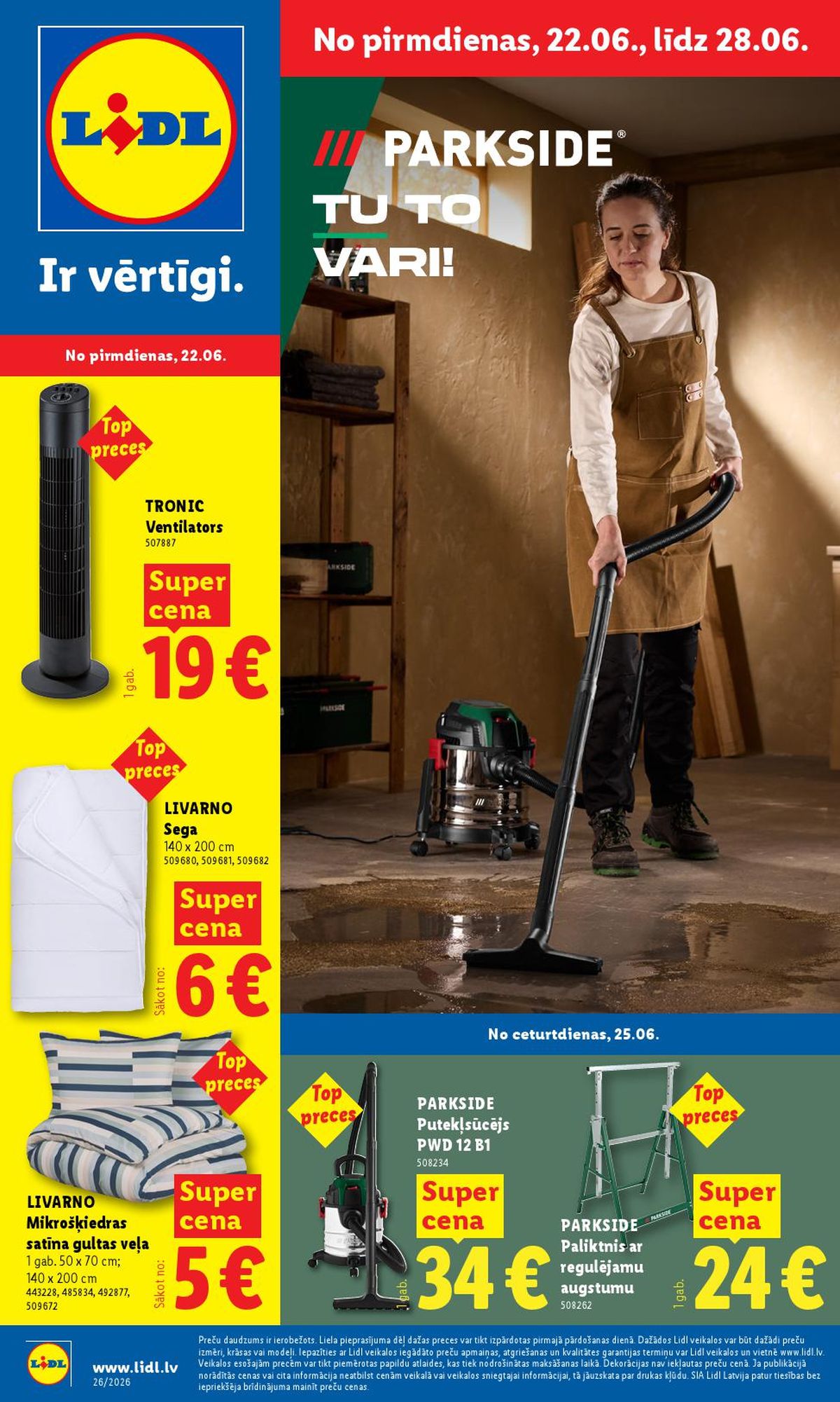 lidl - LIDL - Nepārtikas preču piedāvājums (22.06.2026 - 28.06.2026) - page: 1