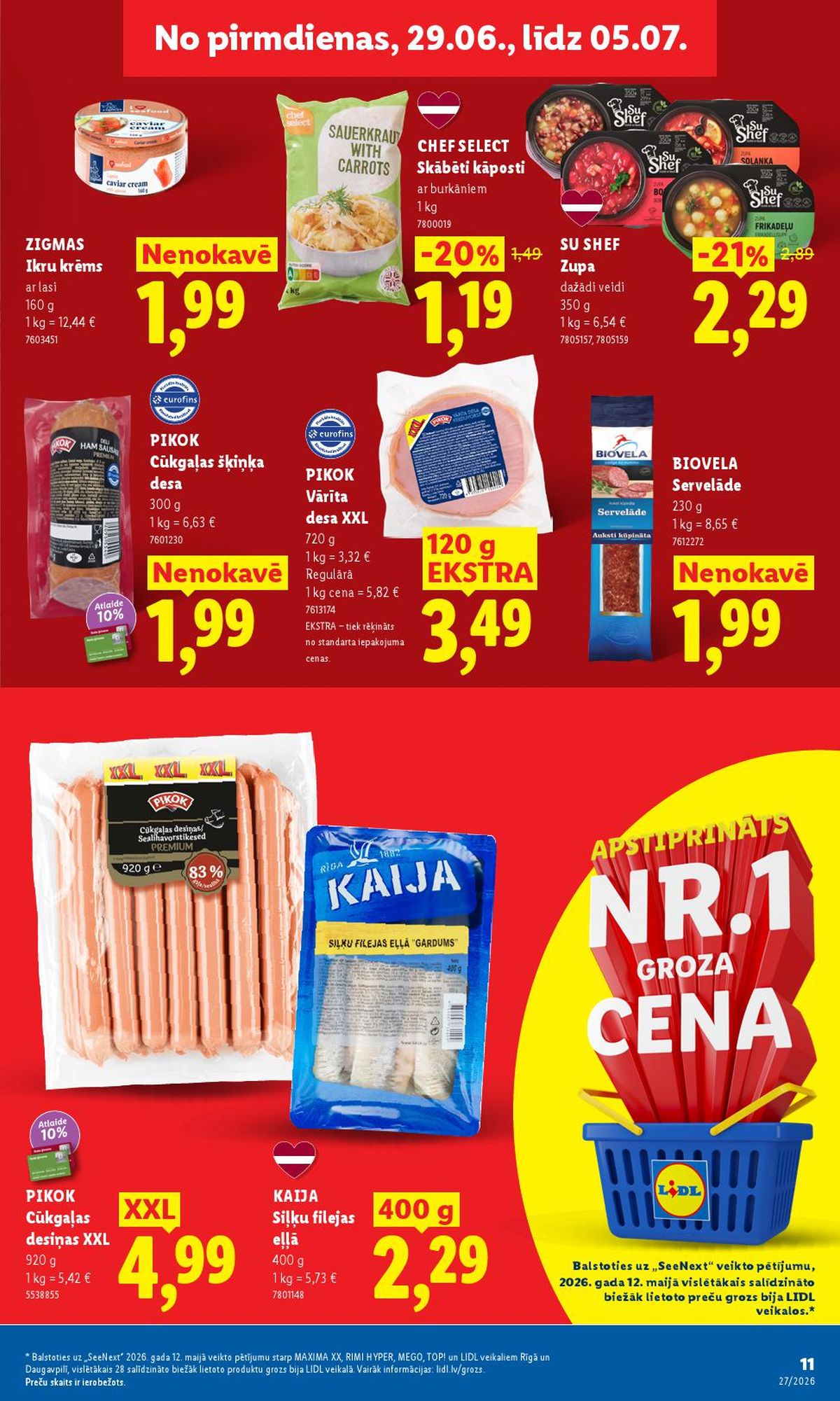 lidl - LIDL - Aktuālais akciju buklets (23.06.2026 - 05.07.2026) - page: 6