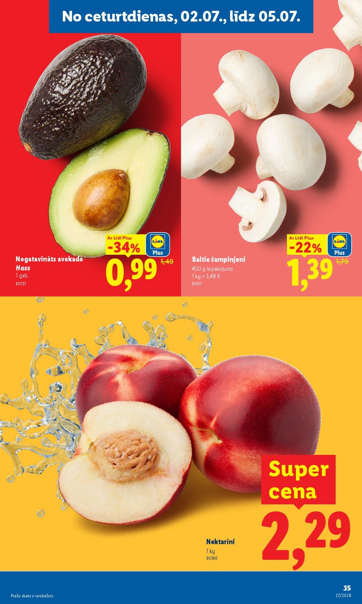 lidl - LIDL - Aktuālais akciju buklets (23.06.2026 - 05.07.2026) - page: 18