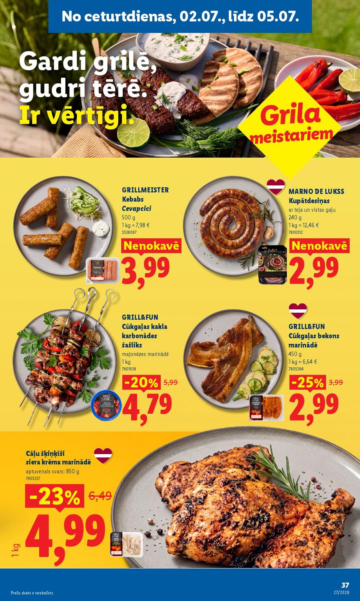lidl - LIDL - Aktuālais akciju buklets (23.06.2026 - 05.07.2026) - page: 19