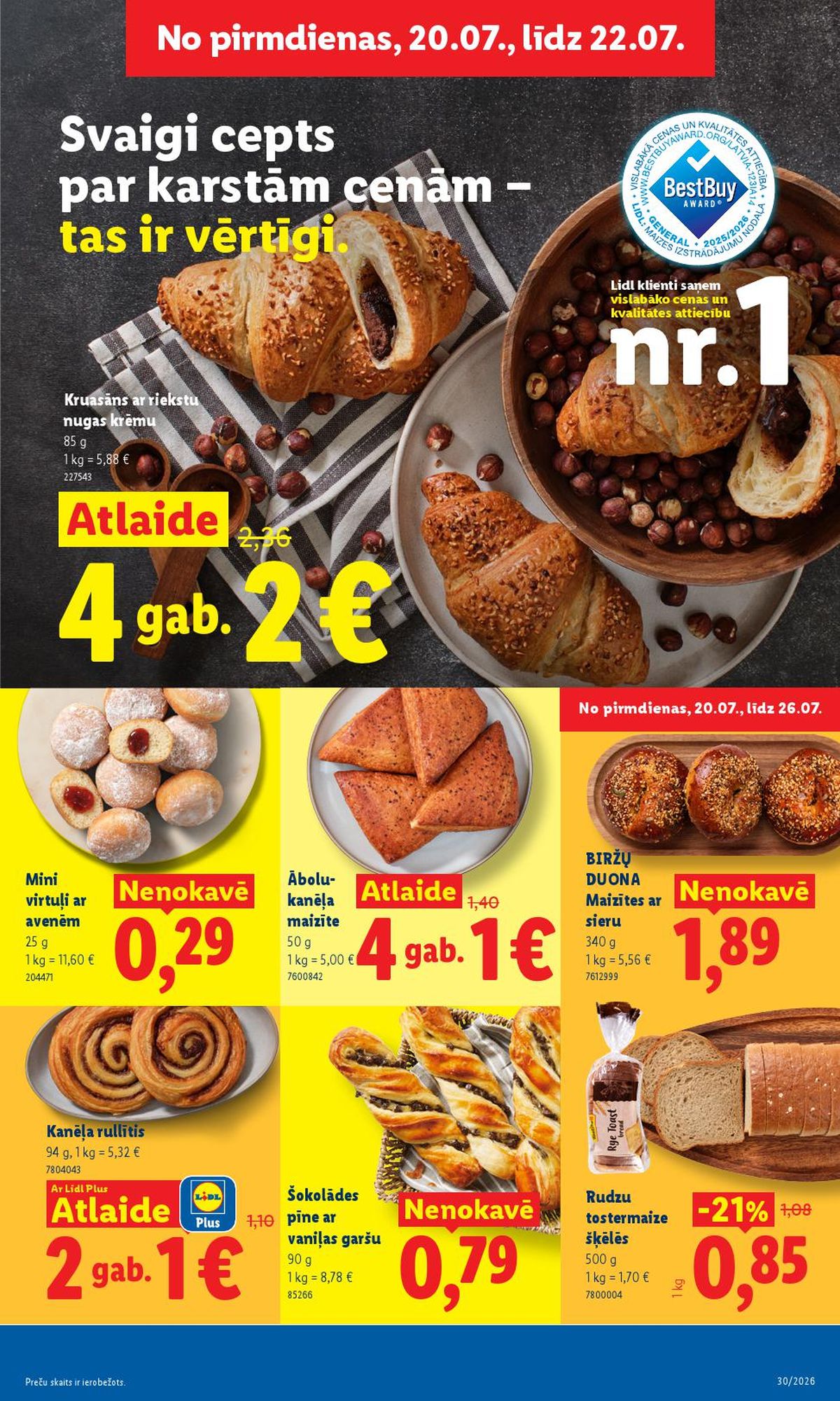lidl - LIDL - Aktuālais akciju buklets (20.07.2026 - 26.07.2026) - page: 4