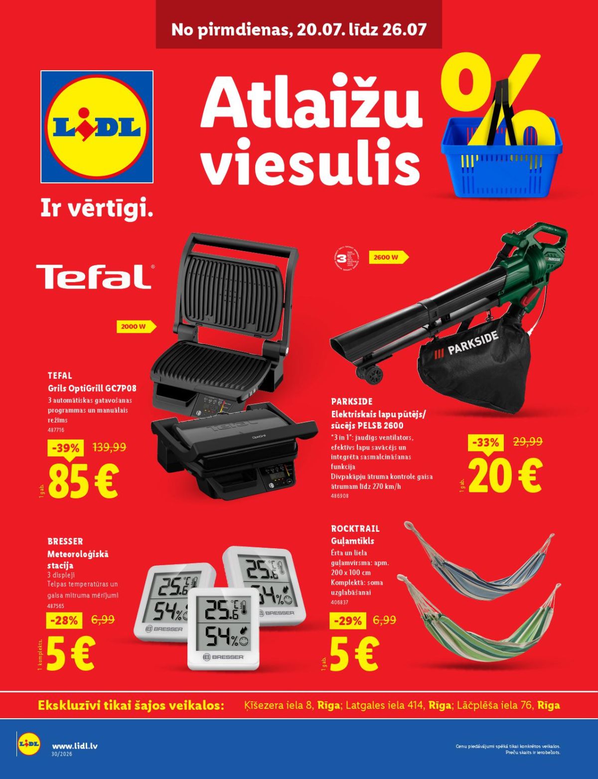 lidl - LIDL - Atlaižu viesulis (20.07.2026 - 26.07.2026) - page: 1