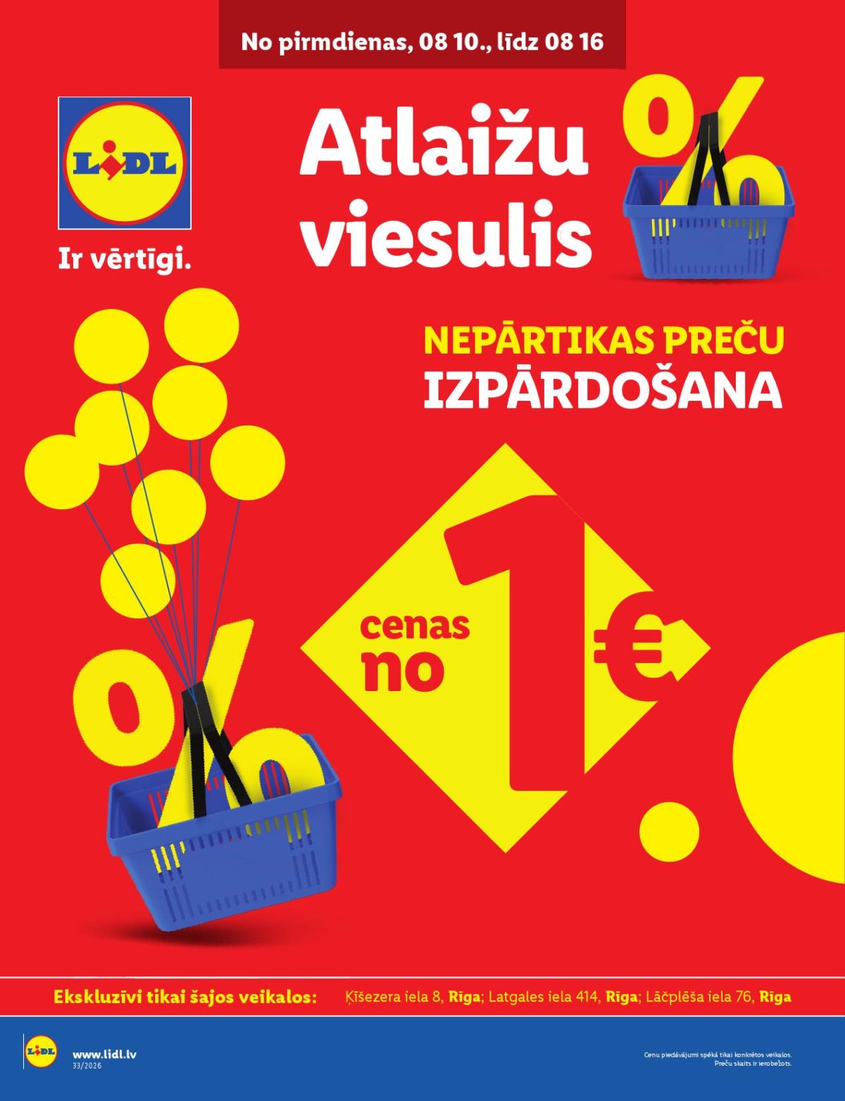 lidl - LIDL - Atlaižu viesulis (10.08.2026 - 16.08.2026)