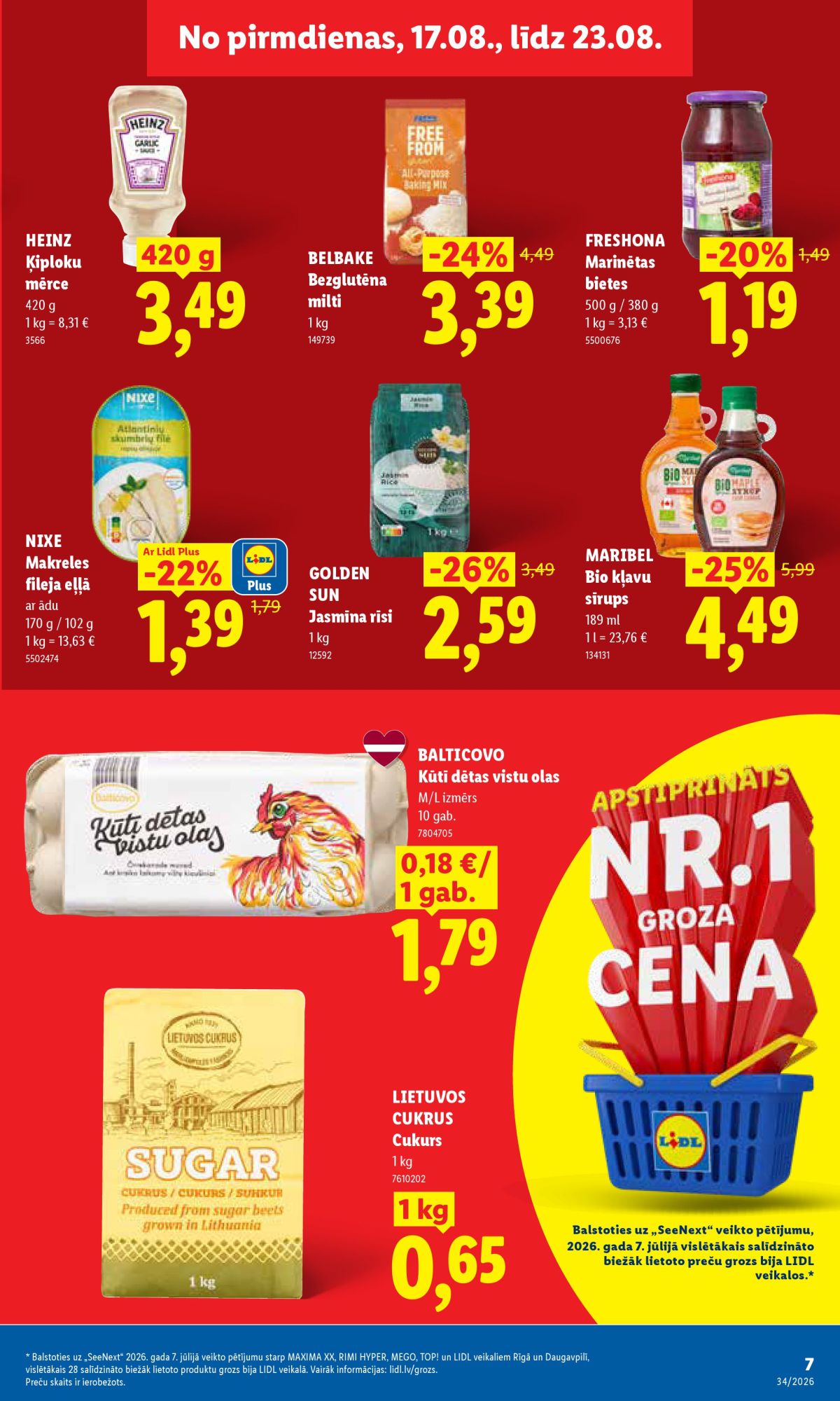 lidl - LIDL - Aktuālais akciju buklets (17.08.2026 - 23.08.2026) - page: 4