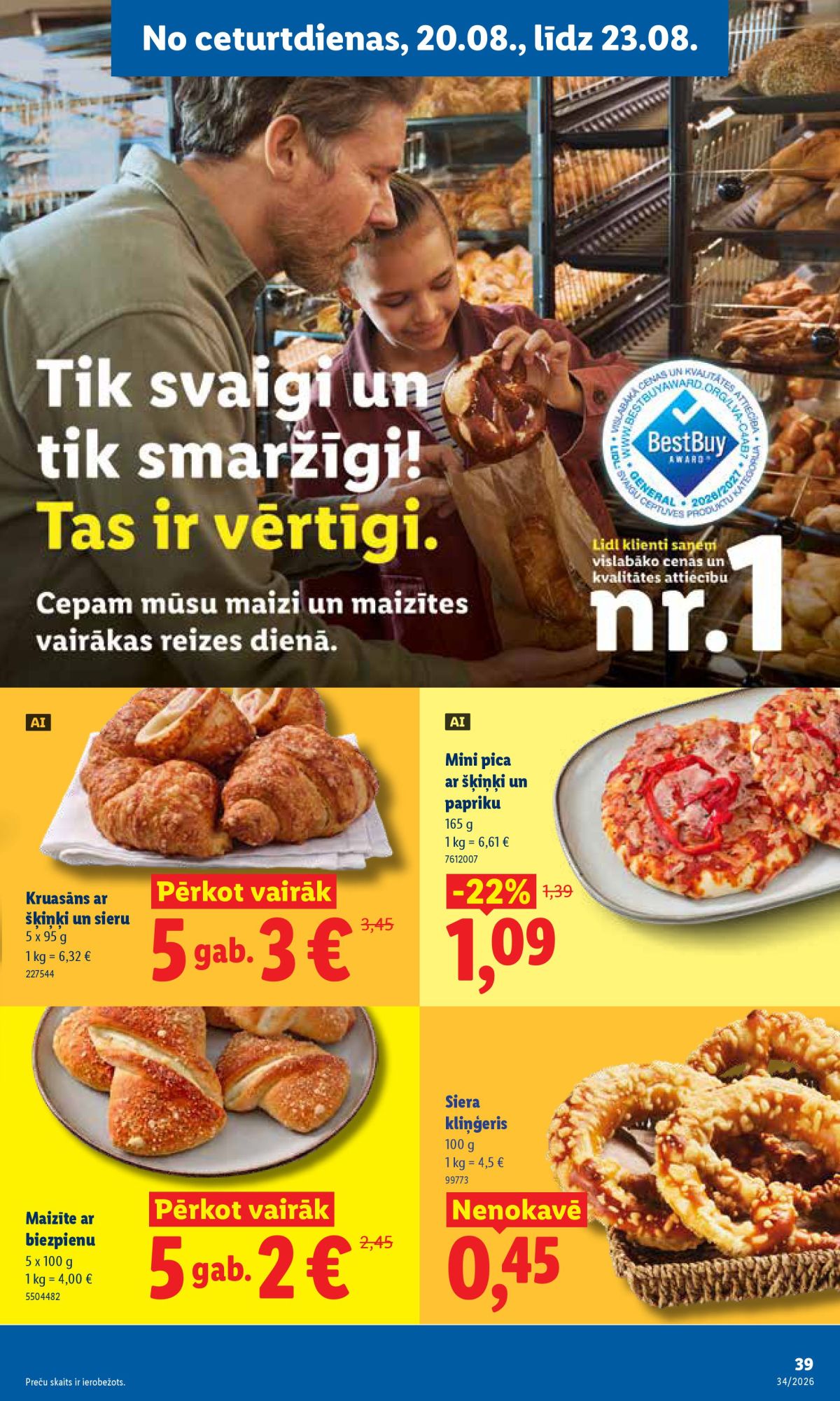 lidl - LIDL - Aktuālais akciju buklets (17.08.2026 - 23.08.2026) - page: 16