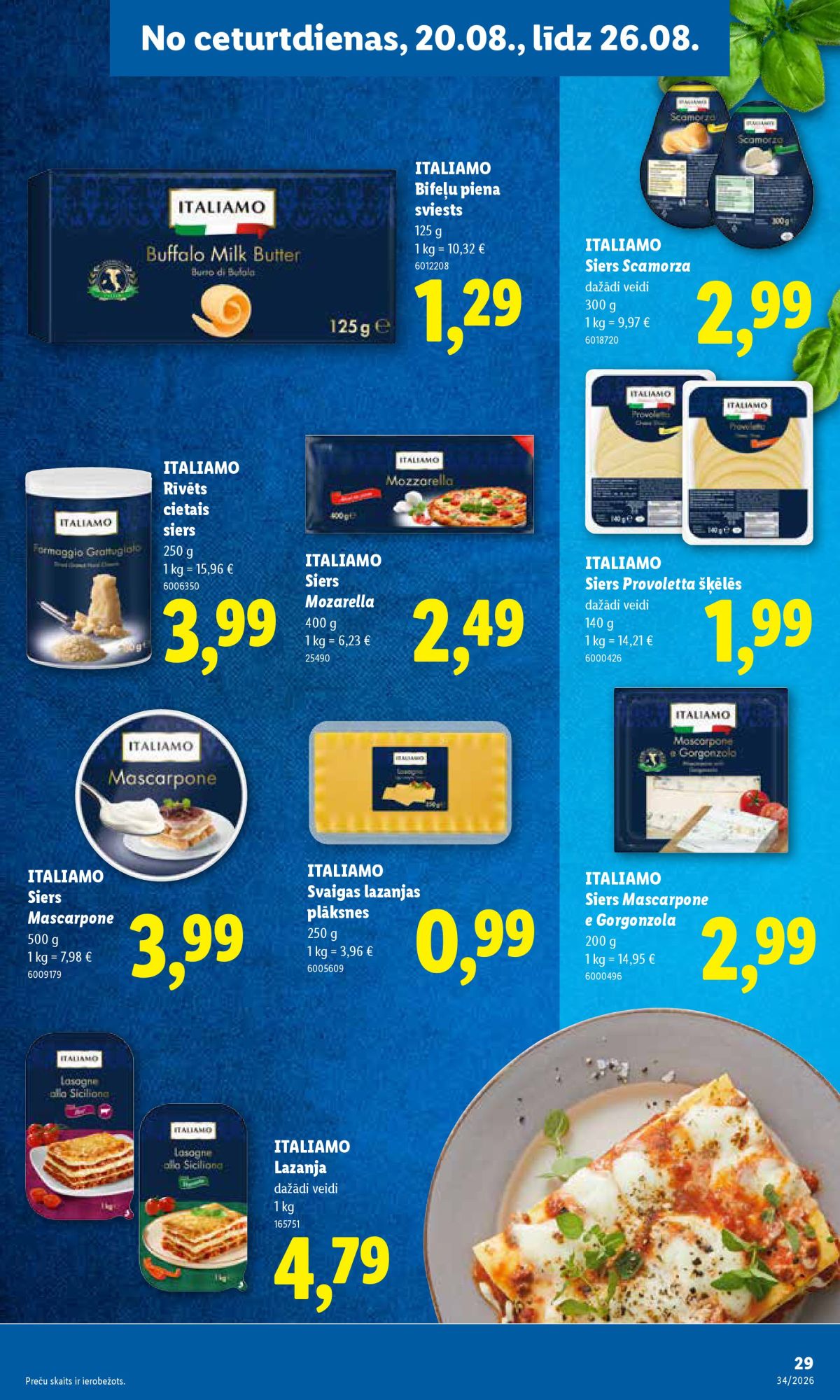 lidl - LIDL - Aktuālais akciju buklets (17.08.2026 - 23.08.2026) - page: 11