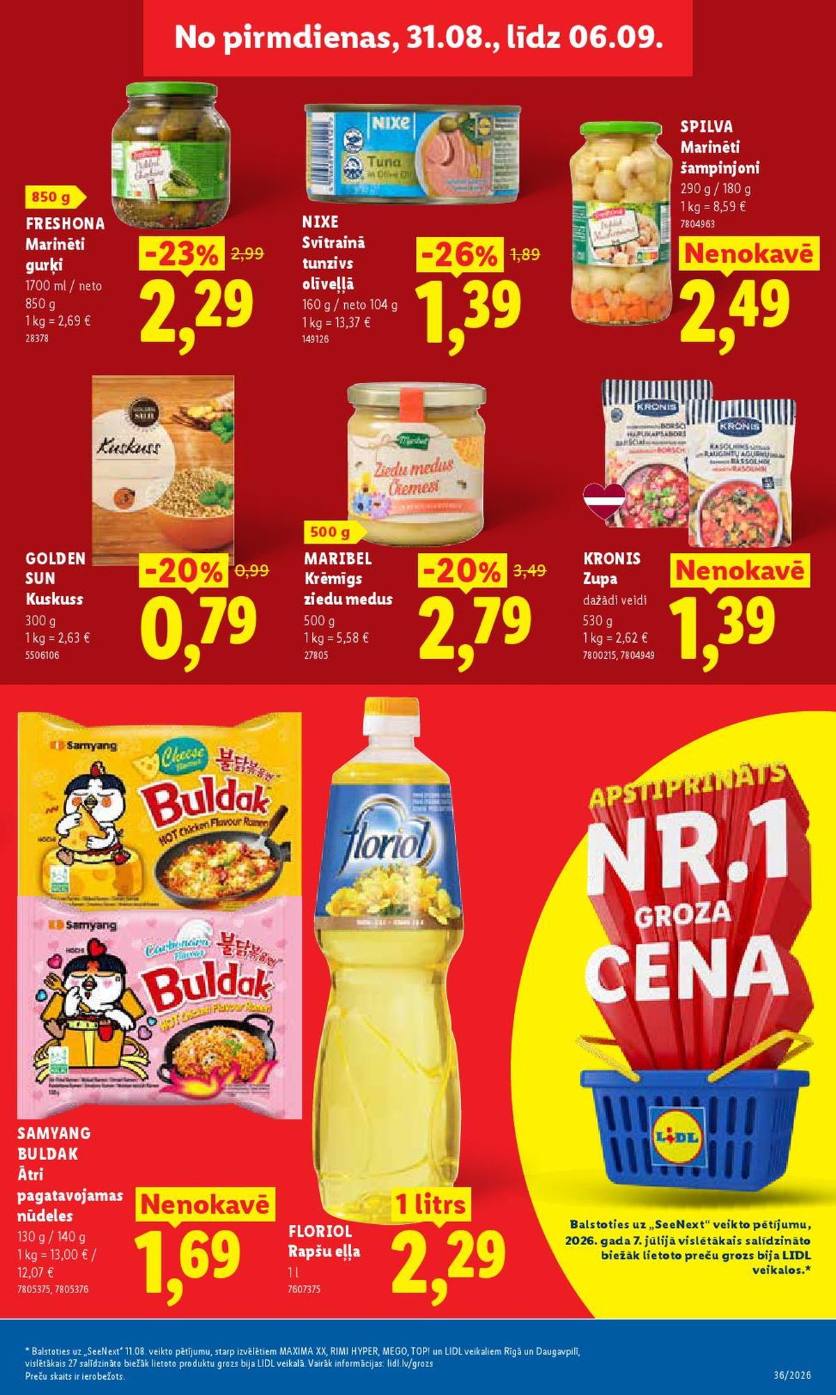 lidl - LIDL - Aktuālais akciju buklets (31.08.2026 - 06.09.2026) - page: 7