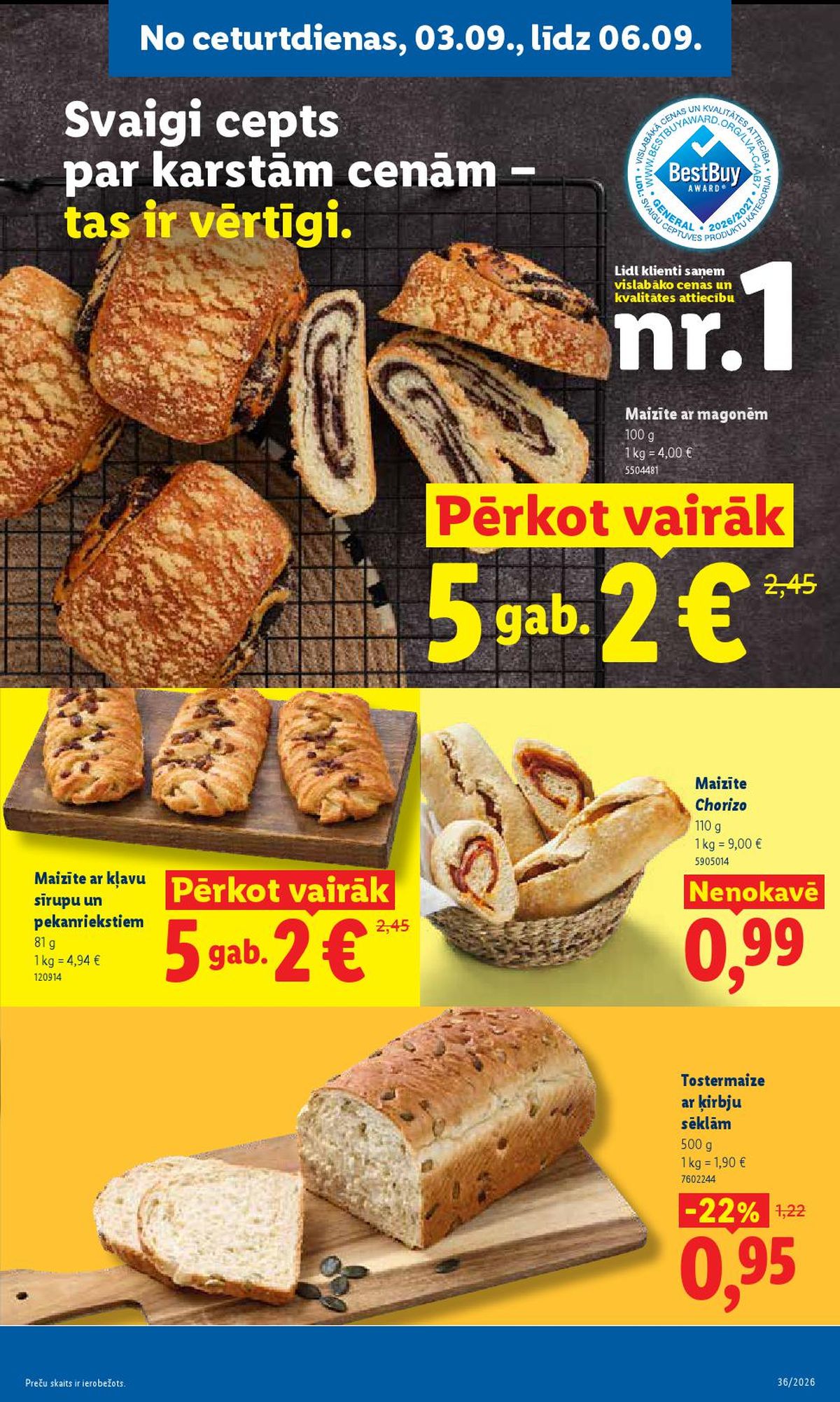 lidl - LIDL - Aktuālais akciju buklets (31.08.2026 - 06.09.2026) - page: 18