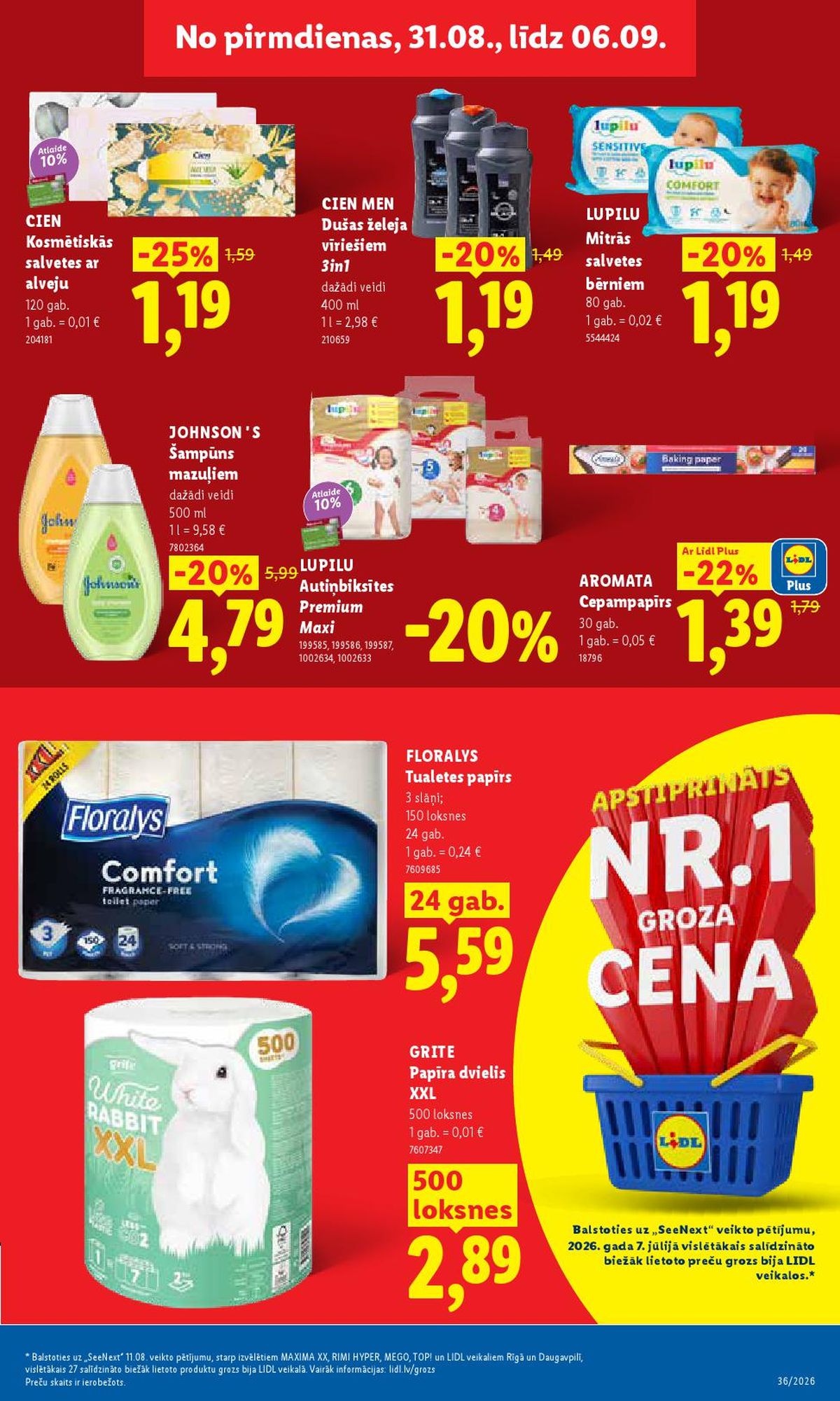 lidl - LIDL - Aktuālais akciju buklets (31.08.2026 - 06.09.2026) - page: 9