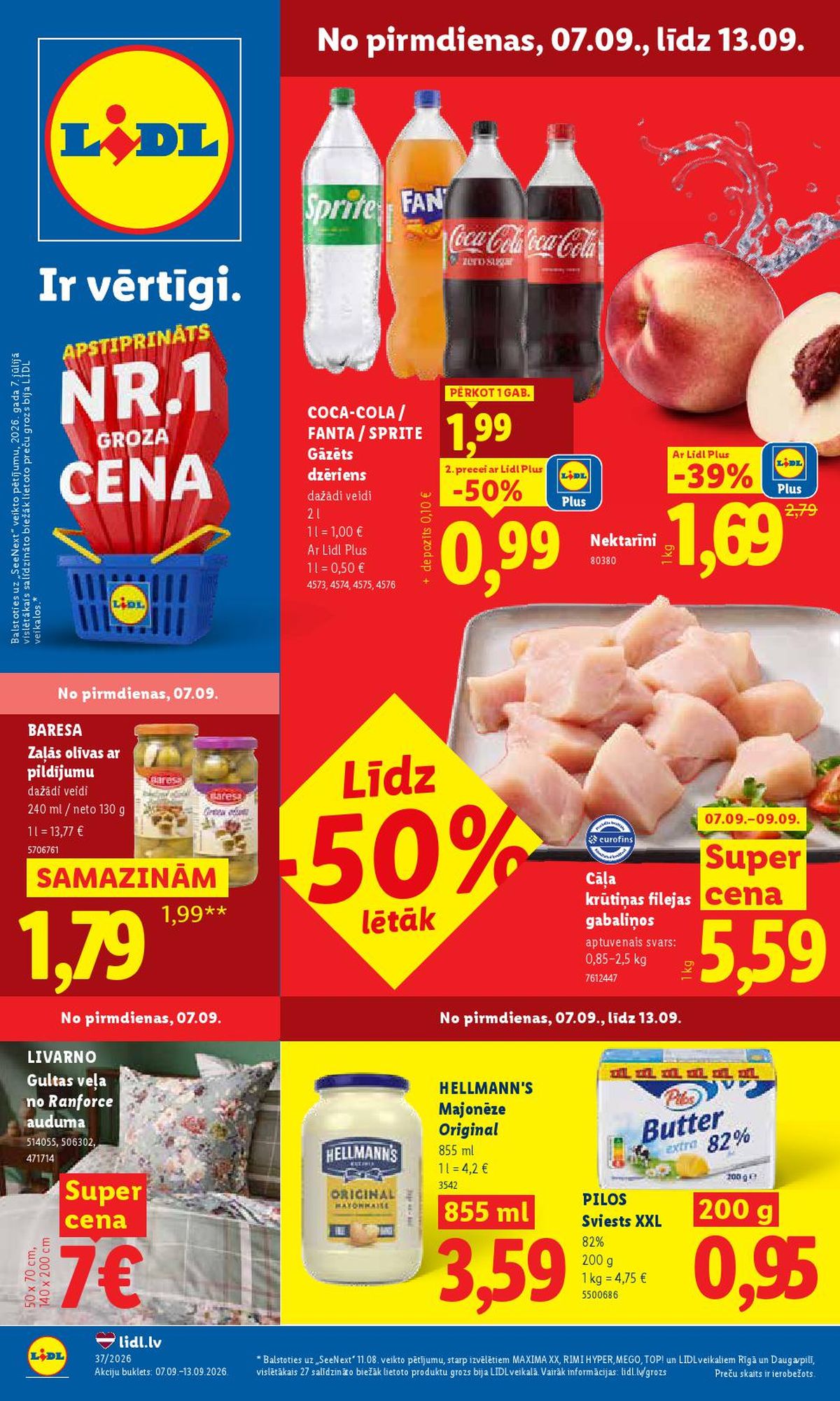 lidl - LIDL - Aktuālais akciju buklets (07.09.2026 - 13.09.2026)