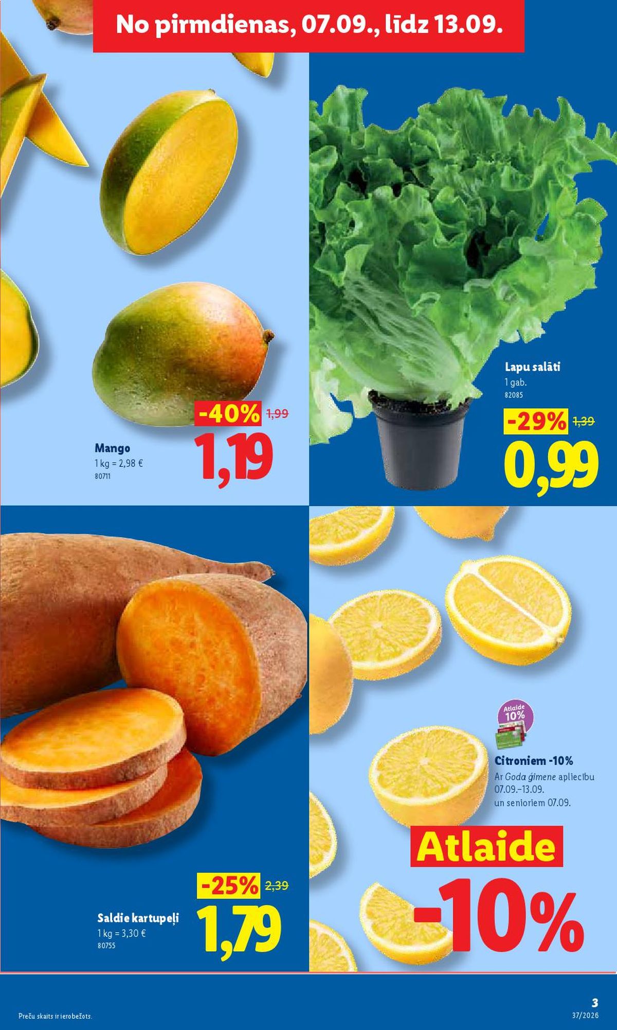 lidl - LIDL - Aktuālais akciju buklets (07.09.2026 - 13.09.2026) - page: 2