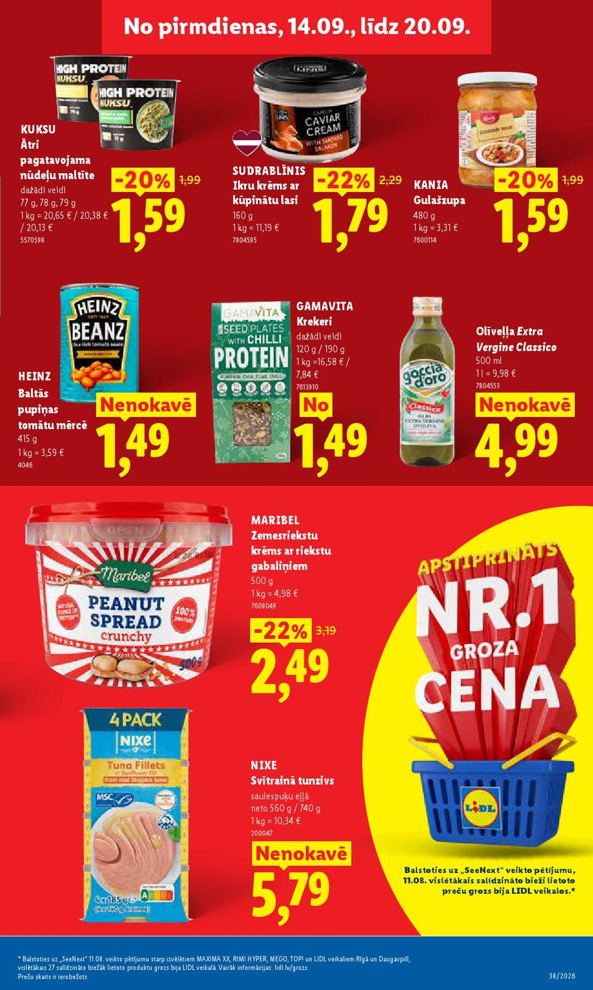 lidl - LIDL - Aktuālais akciju buklets (14.09.2026 - 20.09.2026) - page: 8