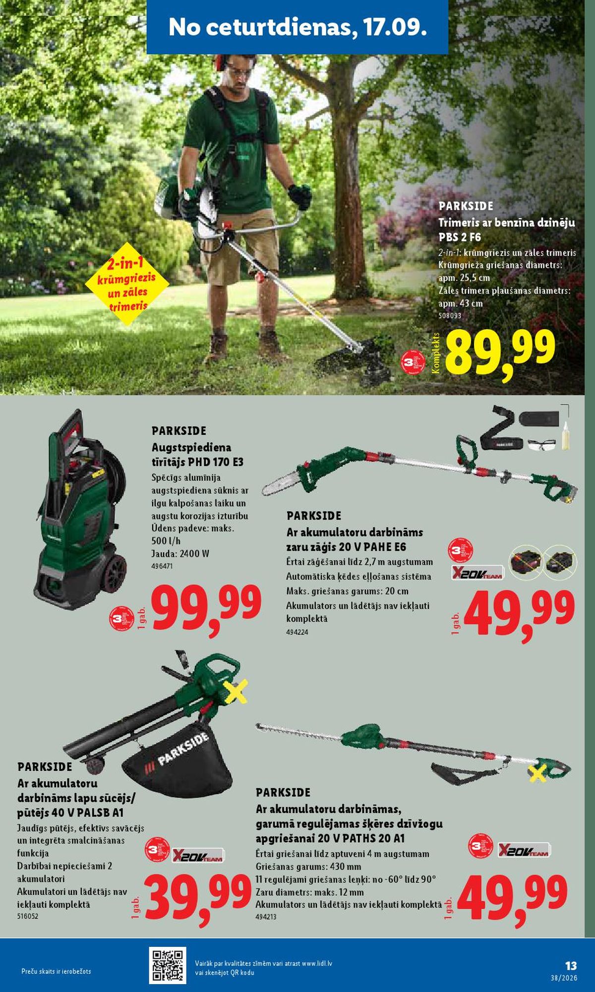 lidl - LIDL - Nepārtikas preču piedāvājums (14.09.2026 - 20.09.2026) - page: 7