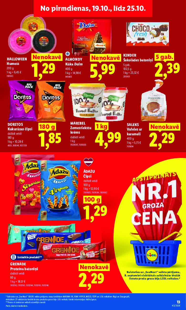 lidl - Aktuālais akciju buklets (2026-10-19 - 2026-10-25) - page: 13
