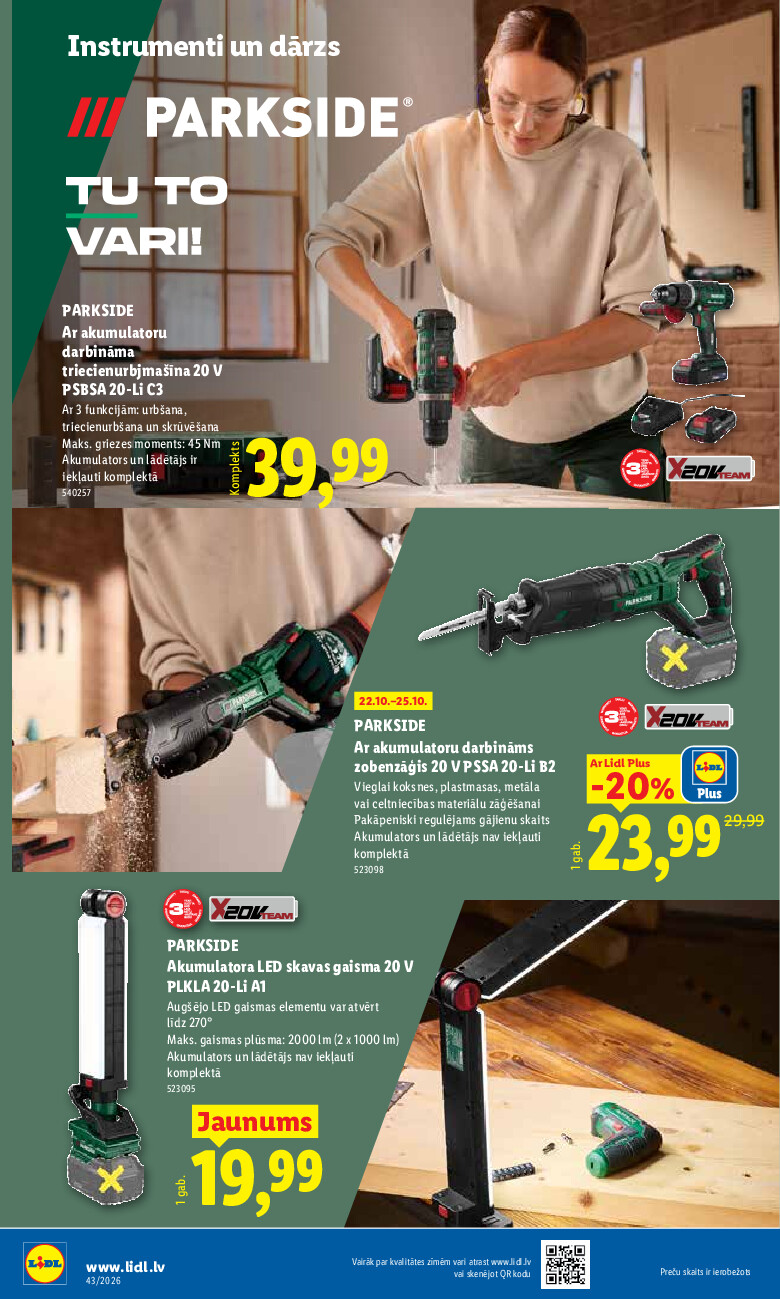 lidl - Nepārtikas preču piedāvājums (2026-10-19 - 2026-10-25) - page: 14