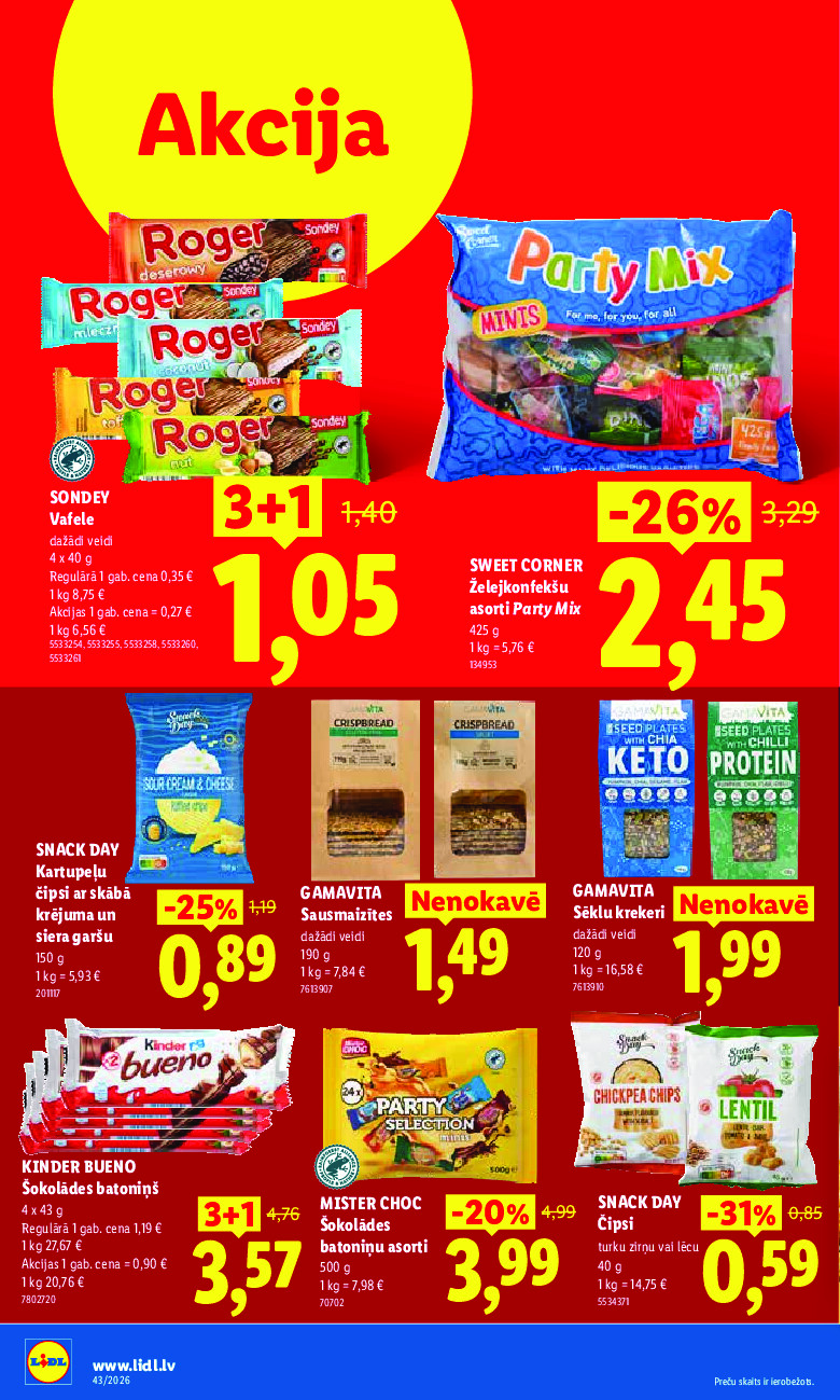 lidl - Aktuālais akciju buklets (2026-10-19 - 2026-10-25) - page: 26