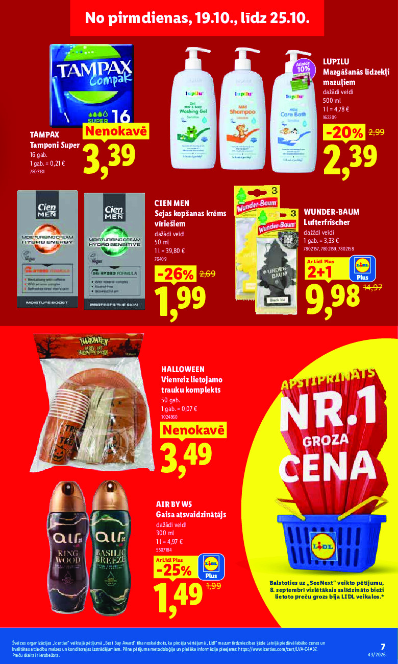 lidl - Aktuālais akciju buklets (2026-10-19 - 2026-10-25) - page: 7