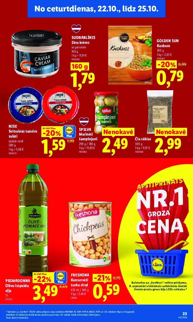 lidl - Aktuālais akciju buklets (2026-10-19 - 2026-10-25) - page: 23