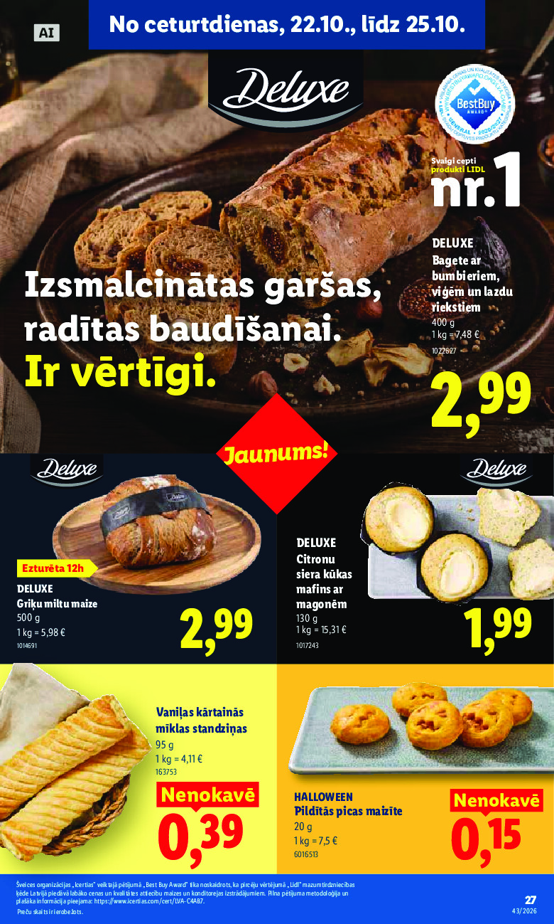 lidl - Aktuālais akciju buklets (2026-10-19 - 2026-10-25) - page: 27