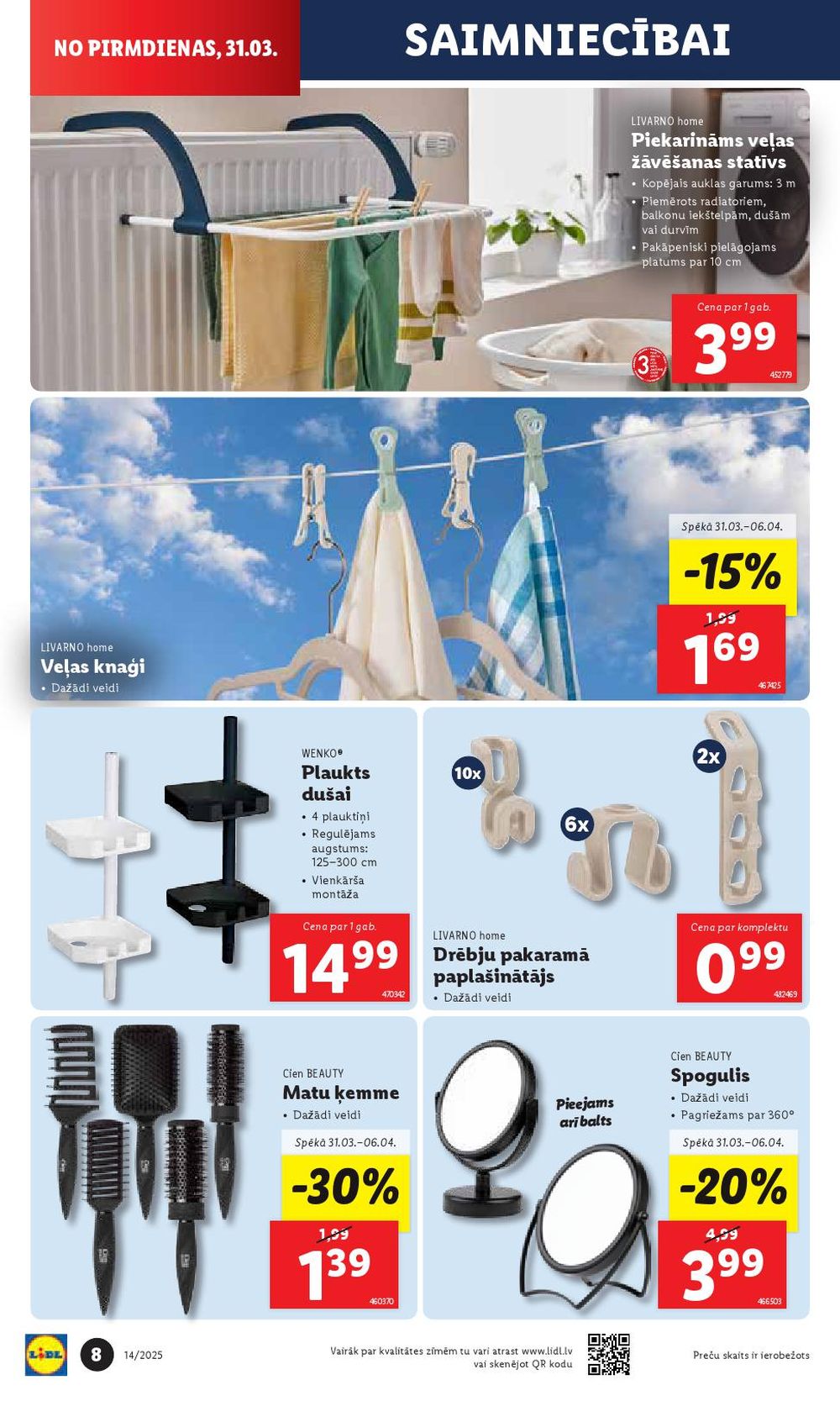 lidl - LIDL - Nepārtikas preču piedāvājums (31.03.2025 - 06.04.2025) - page: 8