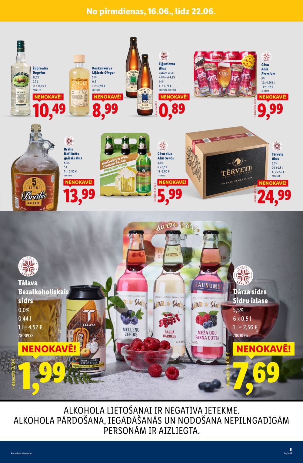 lidl - LIDL - Lustīgai līgošanai! (09.06.2025 - 22.06.2025) - page: 5