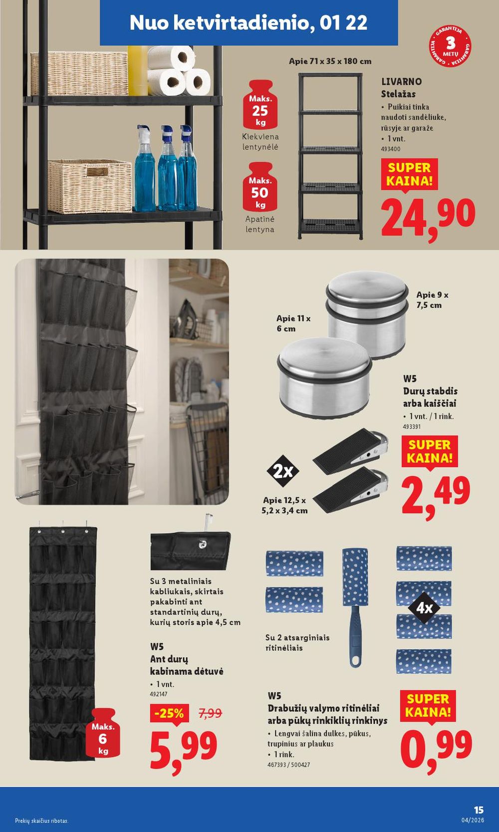 lidl - LIDL - Nepārtikas preču piedāvājums (19.01.2026 - 25.01.2026) - page: 15