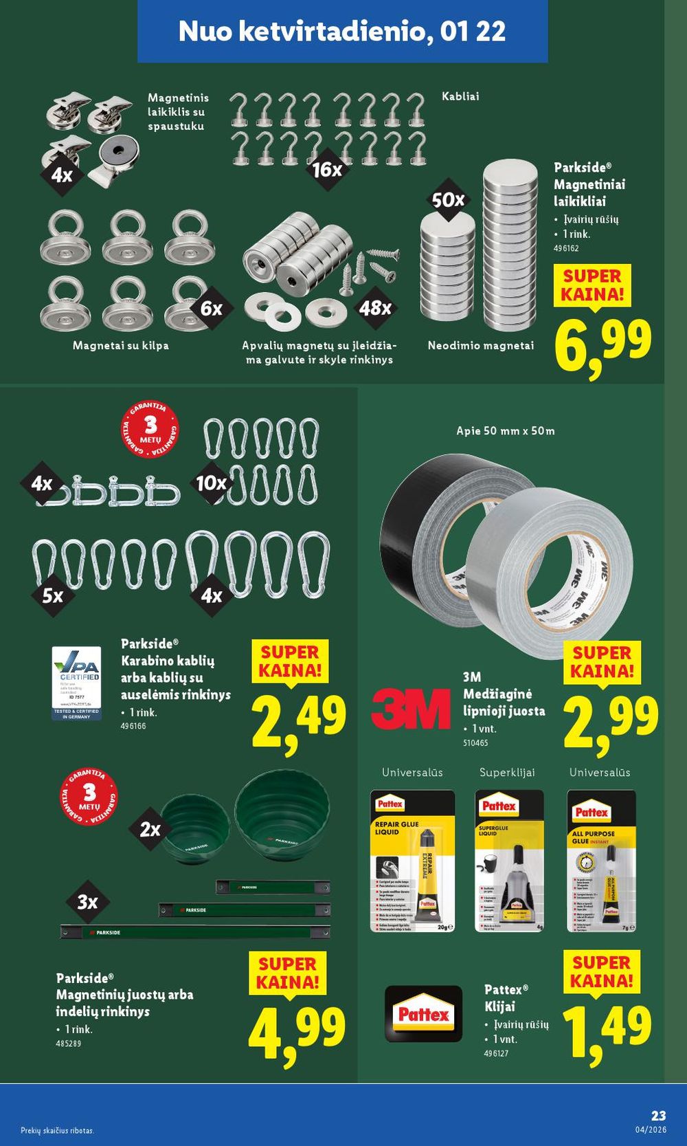 lidl - LIDL - Nepārtikas preču piedāvājums (19.01.2026 - 25.01.2026) - page: 23