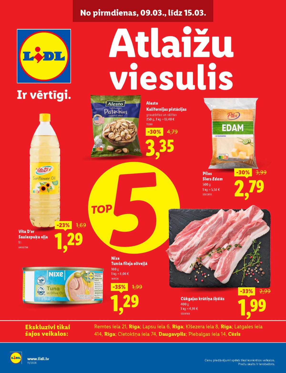 lidl - LIDL - Atlaižu viesulis (09.03.2026 - 15.03.2026)
