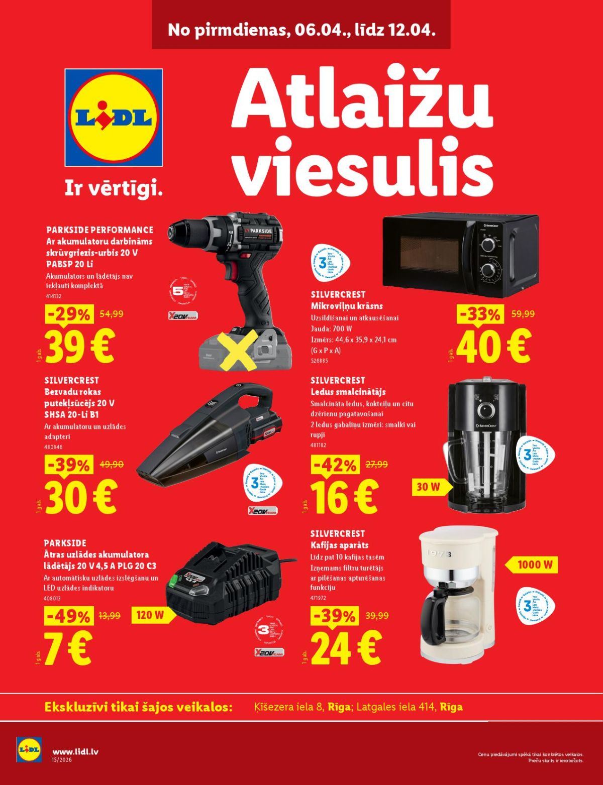 lidl - LIDL - Atlaižu viesulis (06.04.2026 - 12.04.2026)