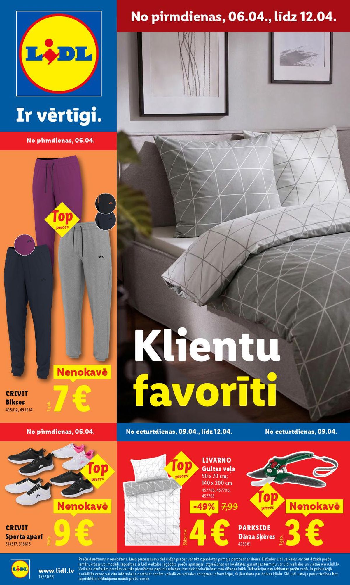 lidl - LIDL - Nepārtikas preču piedāvājums (06.04.2026 - 12.04.2026)