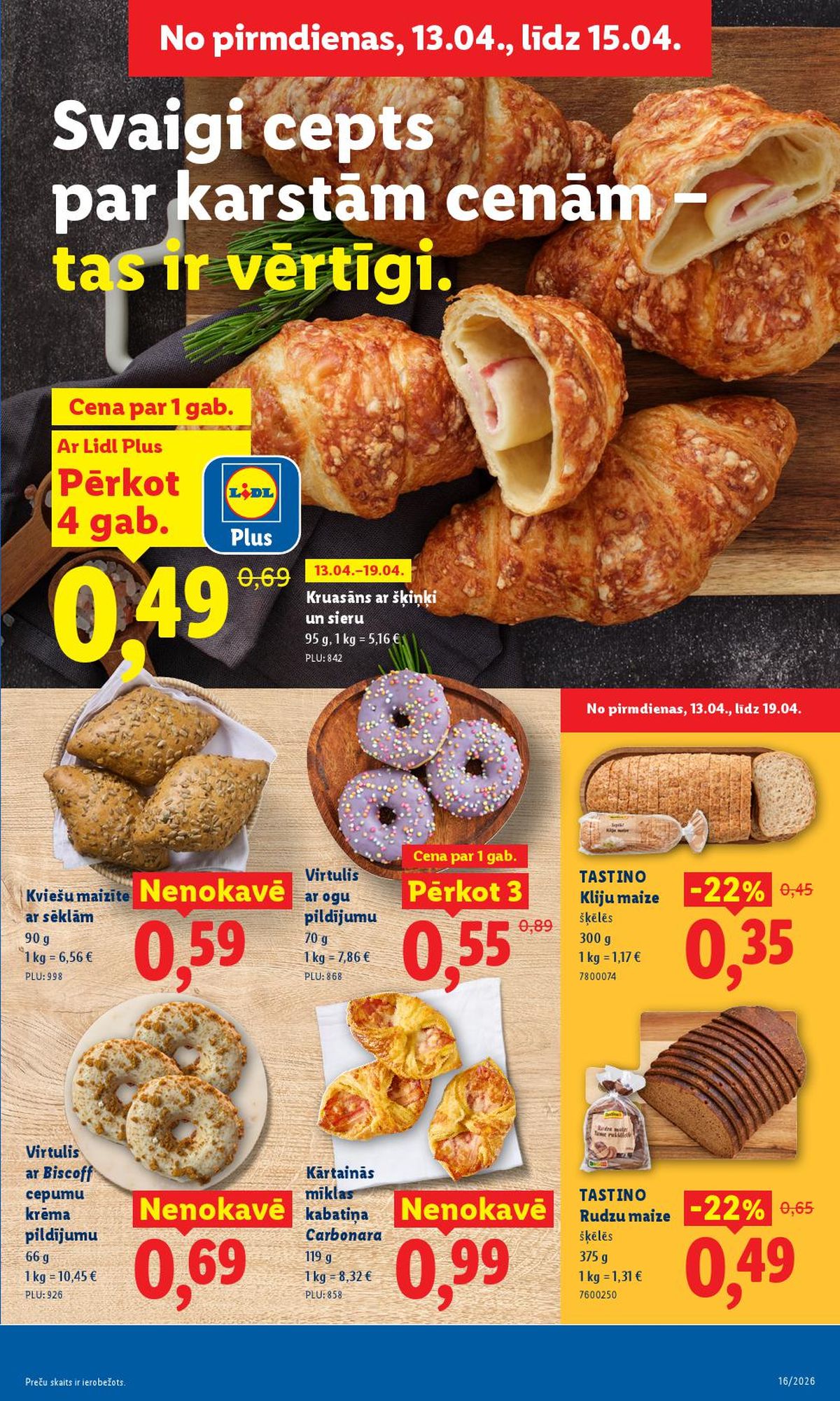 lidl - LIDL - Aktuālais akciju buklets (13.04.2026 - 19.04.2026) - page: 4