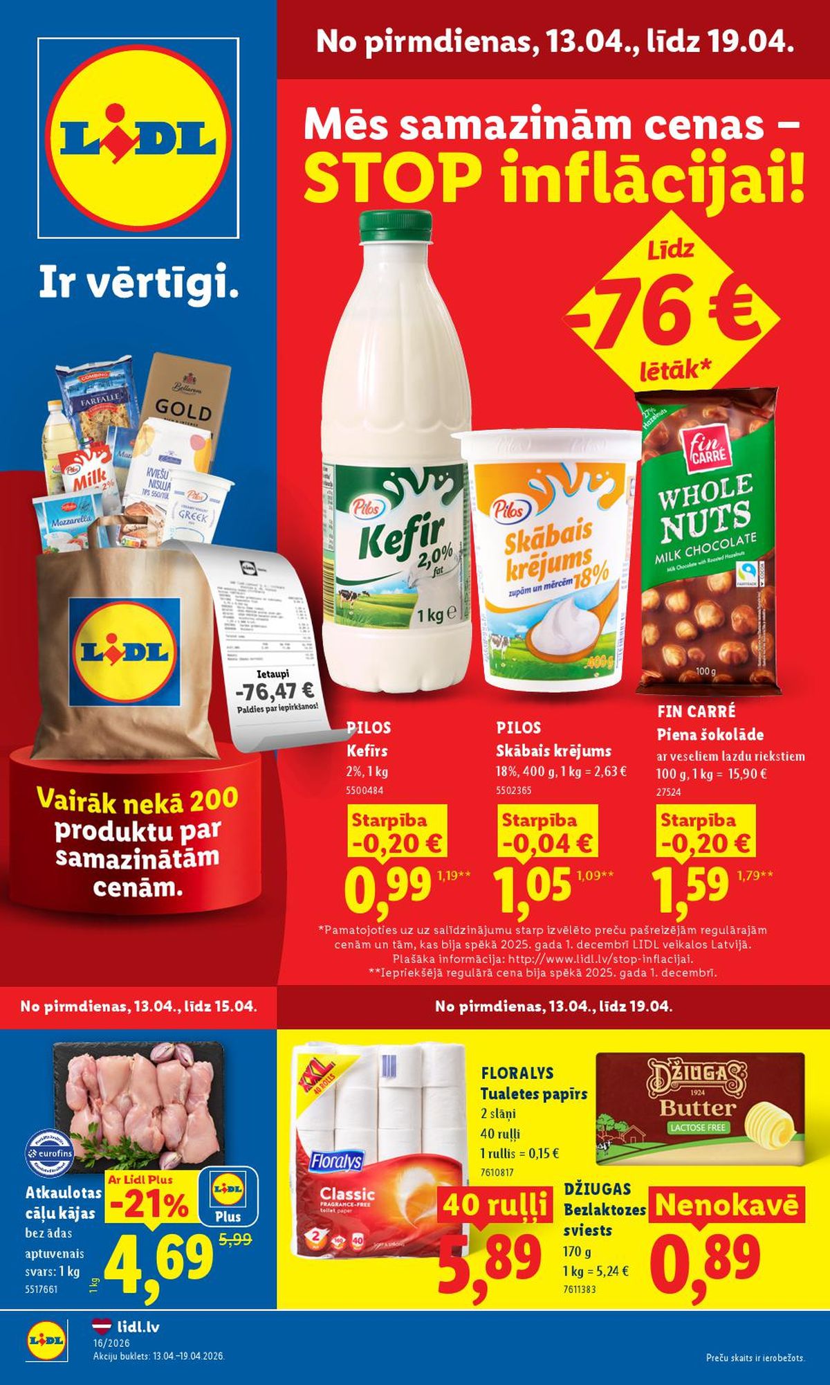 lidl - LIDL - Aktuālais akciju buklets (13.04.2026 - 19.04.2026)