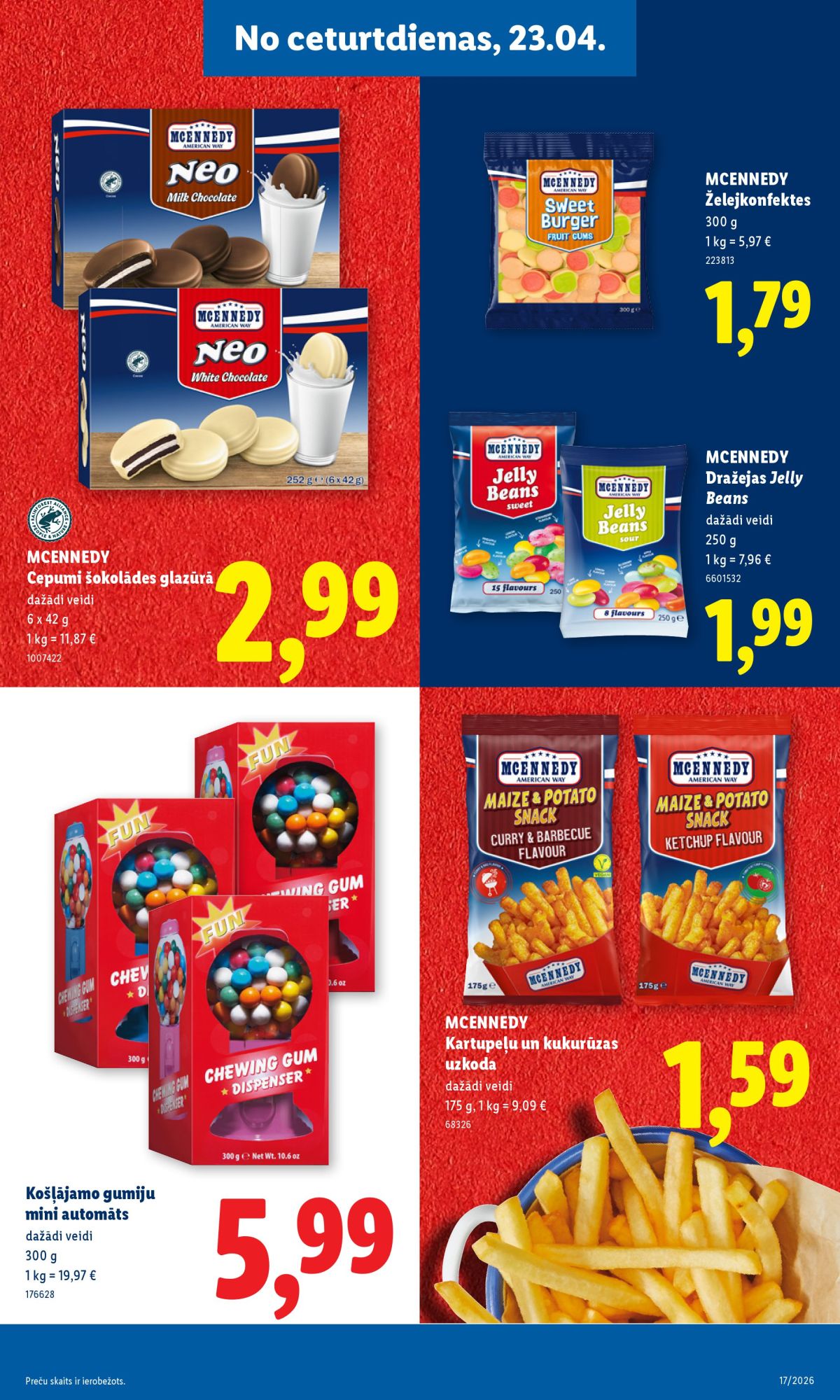 lidl - LIDL - Aktuālais akciju buklets (20.04.2026 - 26.04.2026) - page: 17