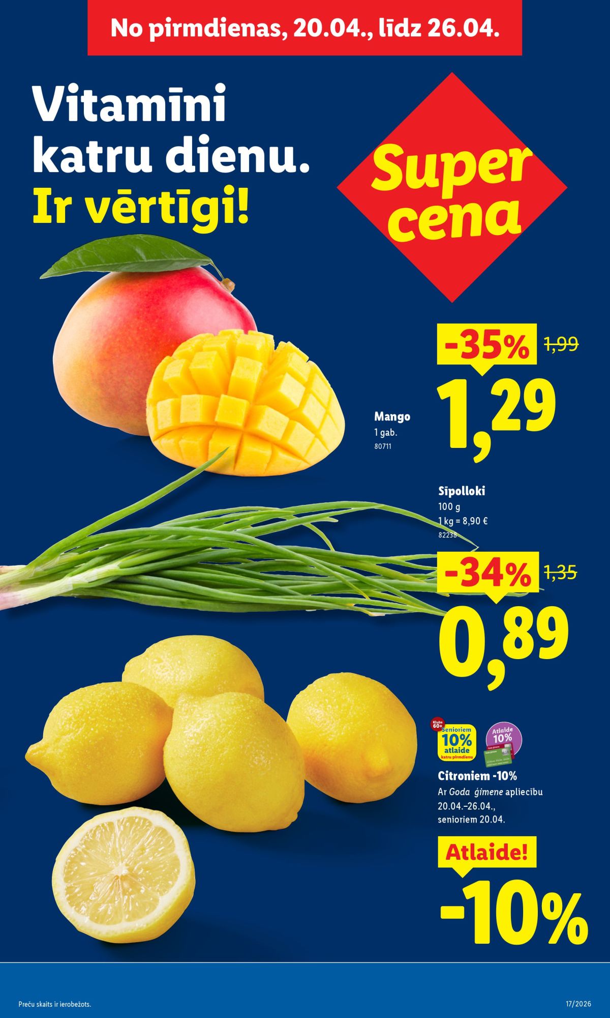 lidl - LIDL - Aktuālais akciju buklets (20.04.2026 - 26.04.2026) - page: 3